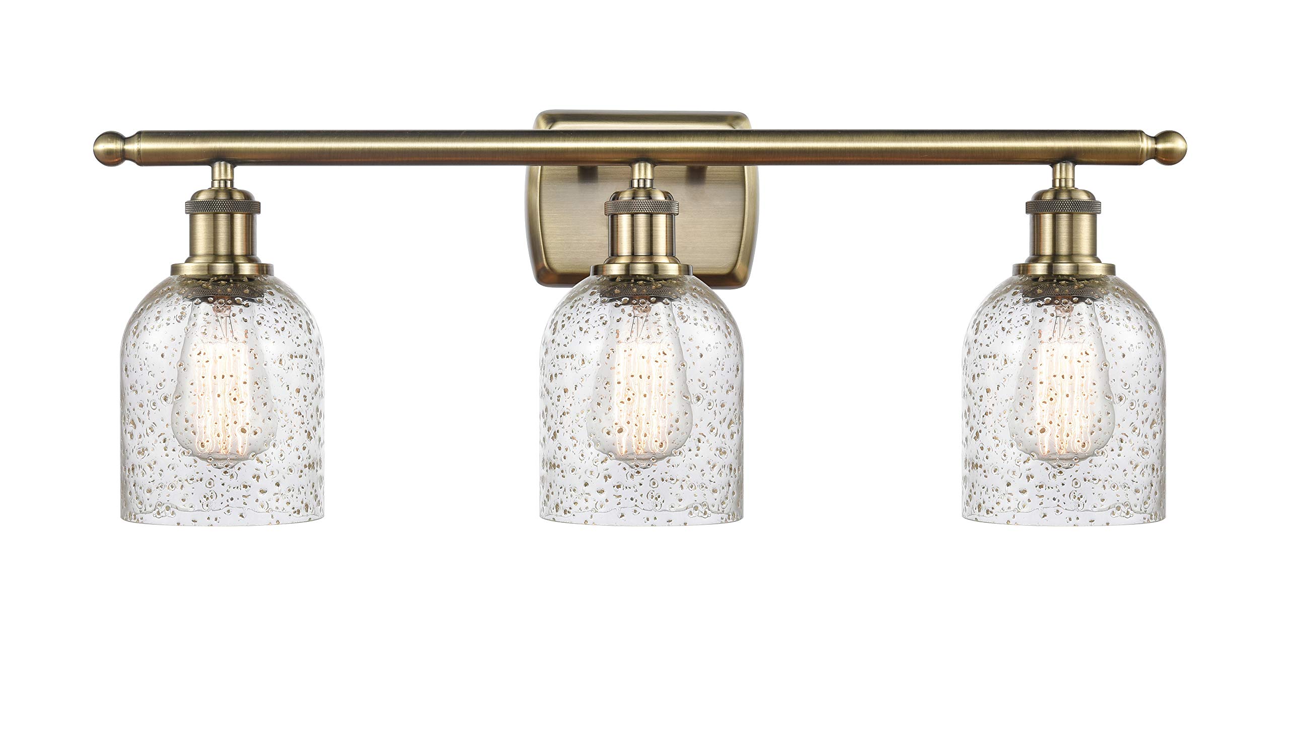 Ballston Collection 516-3W-AB-G259-LED Modern LED Bathroom Vanity Light Fixture - Perfect for Bathroom, Powder Room & Dressing Area Lighting