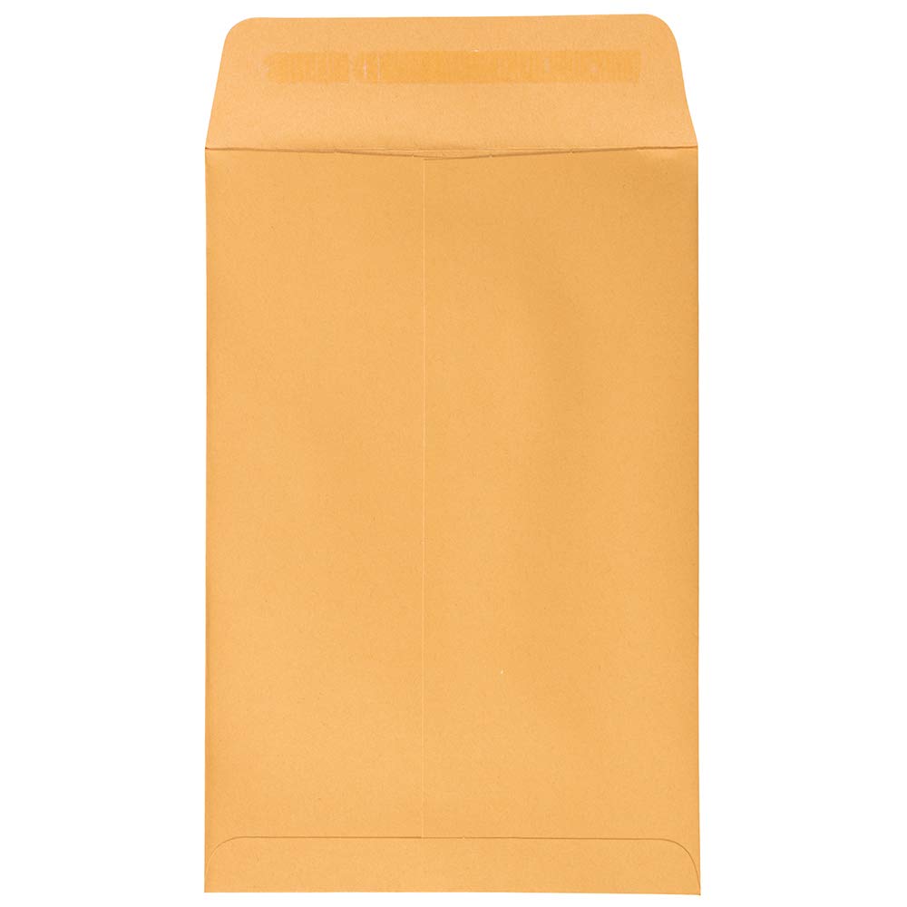 JAM PAPER 6x9 Open End Catalog Envelopes with Peel & Seal Closure - 500 Pack Brown Kraft Manila Envelopes for Mailing, Business Documents & Office Supplies - Bulk Packaging for Offices, Schools & Mailing Services
