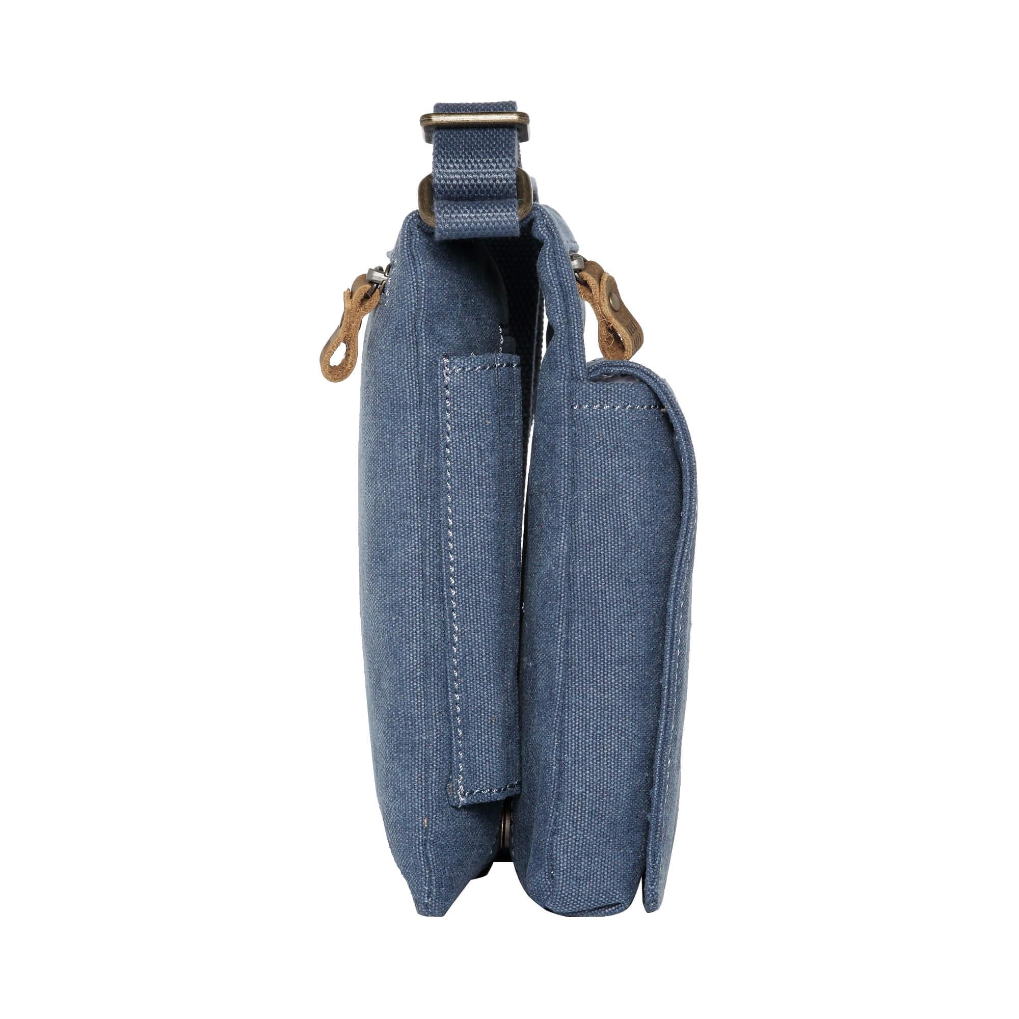 TRP0243 Troop London Classic Canvas Crossbody Bag for Men & Women - Stylish & Durable Everyday Shoulder Bag for Work, Travel & Casual Outings