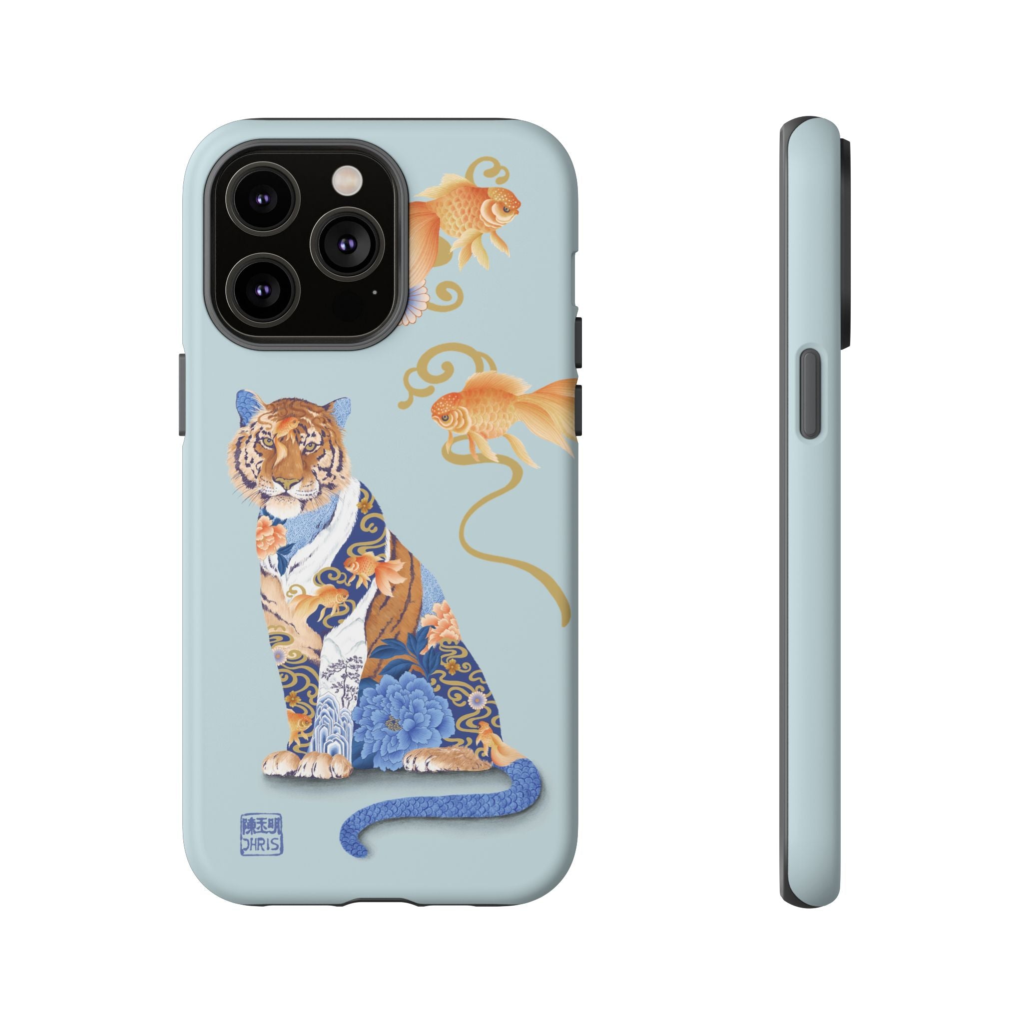 Chinese Zodiac Water Tiger Phone Case - Durable Protective Cover for iPhone & Samsung - Perfect for New Year Gifts & Daily Use