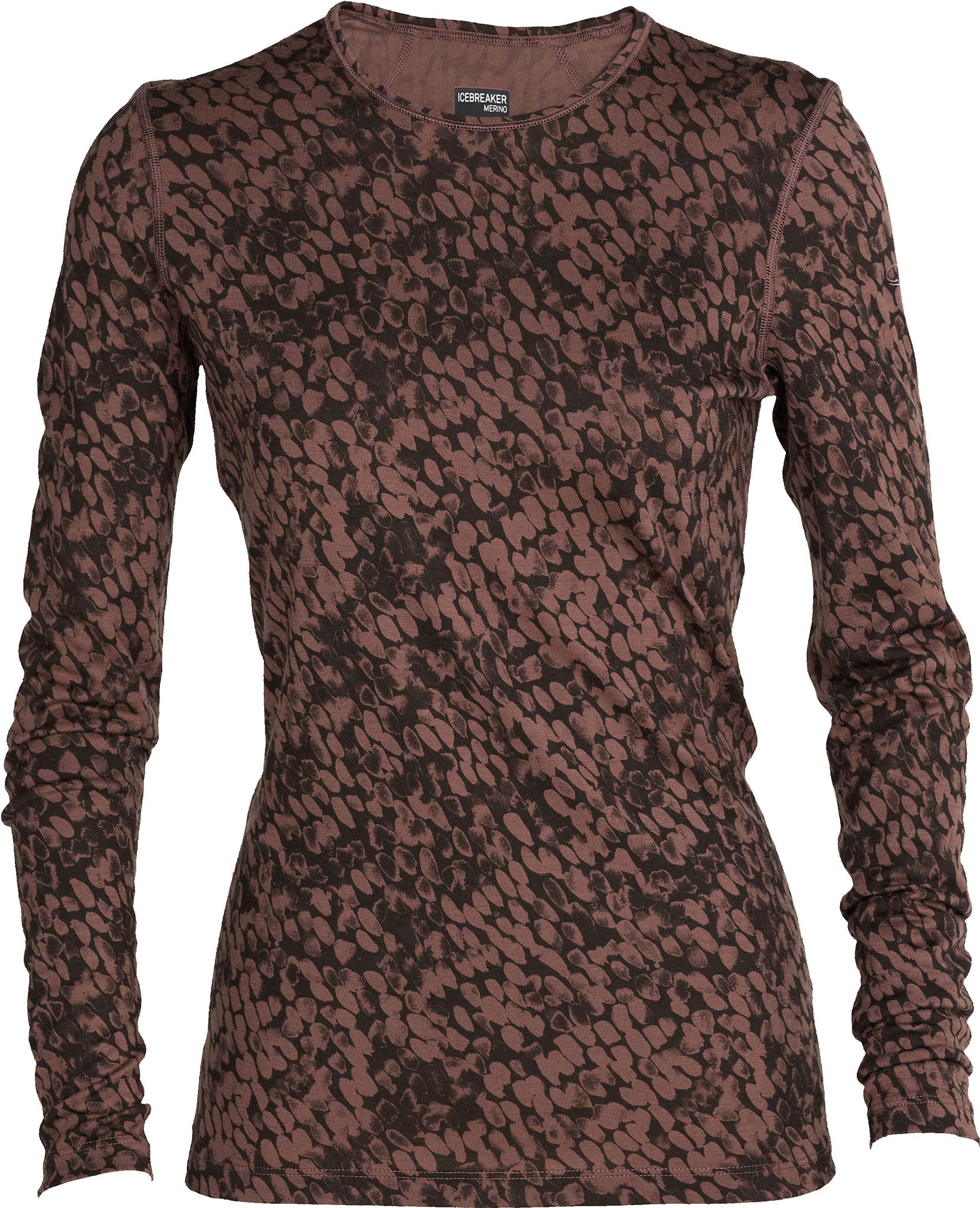 200 Oasis Forest Shadows Long Sleeve Baselayer for Women - Moisture Wicking Thermal Underwear for Hiking, Skiing & Cold Weather Activities