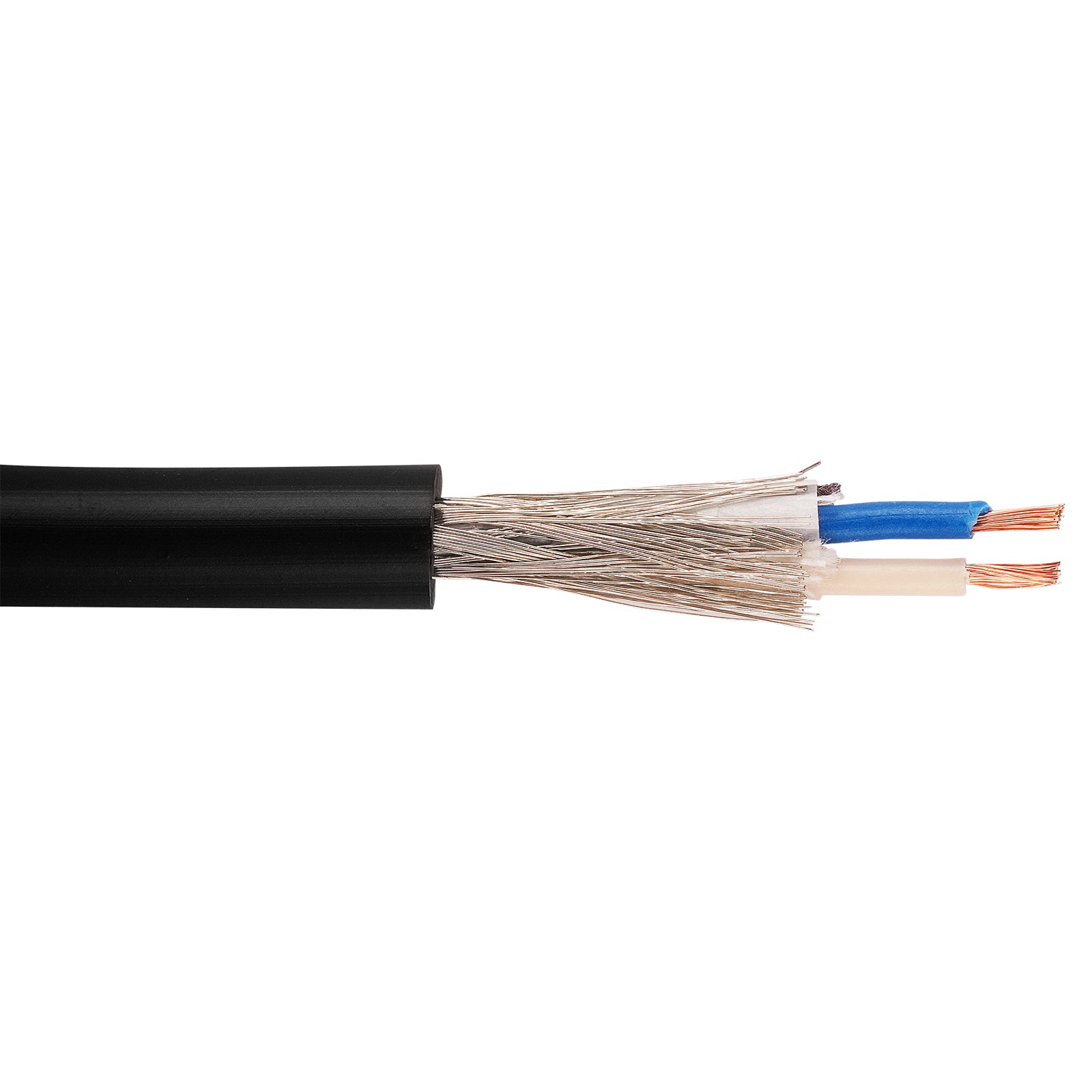 500 Ft Microphone Cable (MC 4 BLK) - Professional XLR Audio Cable for Studio Recording, Live Performances & DJ Equipment - Durable Shielded Cord for Clear Sound Transmission