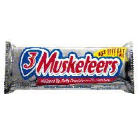 3 Musketeers Chocolate Candy Bars - 36 Count Pack of Individually Wrapped Candy Bars for Parties, Halloween, Office Snacks & Gift Baskets