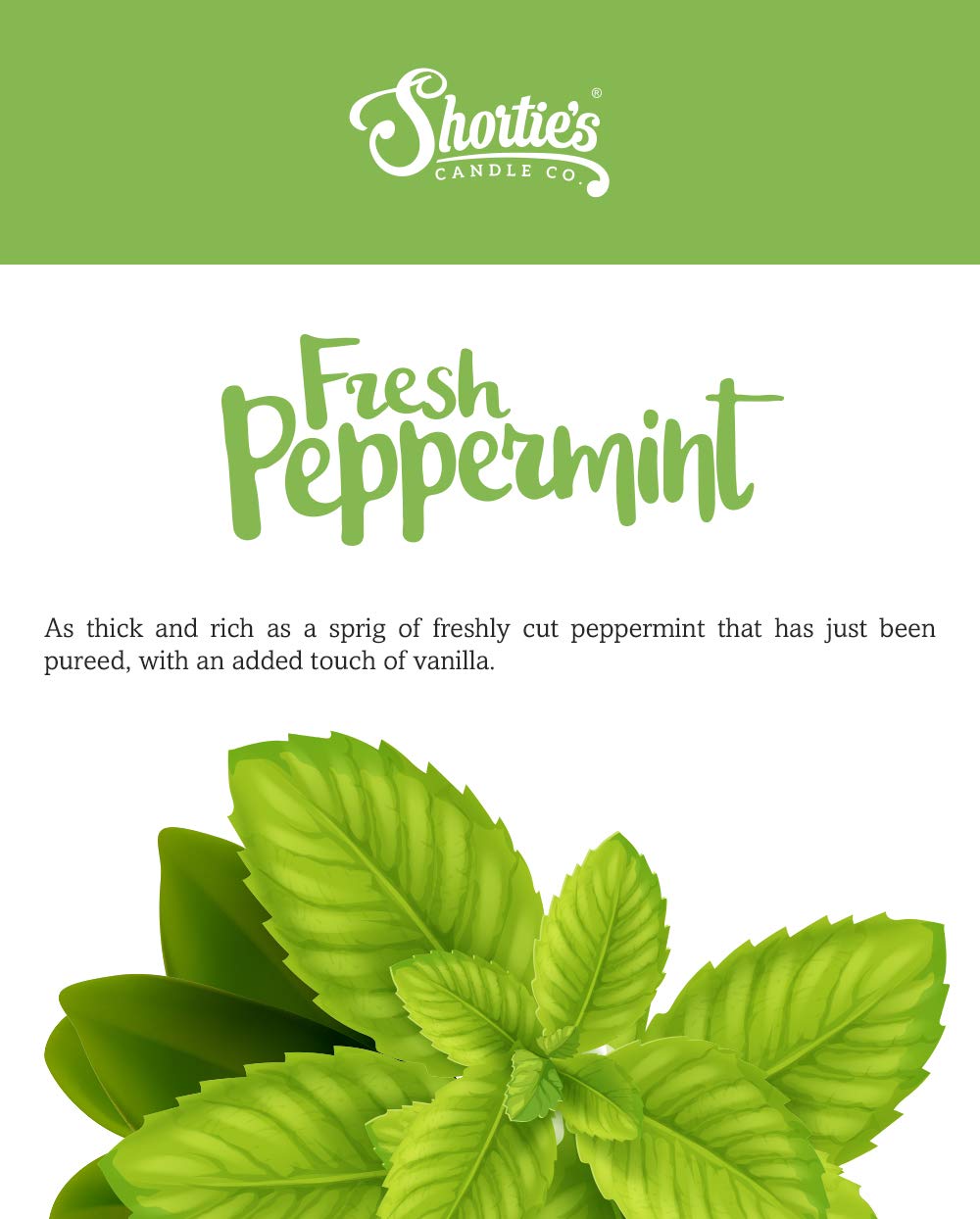 Fresh Peppermint Soy Votive Candles - Natural Fragrance Oil Scented - 6 Pack White Votive Candle Refills - Christmas Holiday Home Decor - Perfect for Relaxation, Aromatherapy & Festive Ambiance