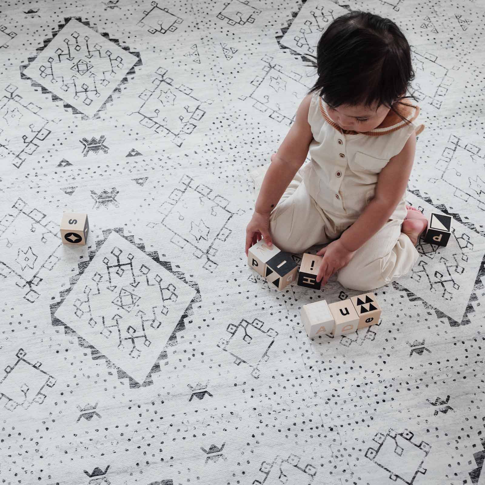Little Nomad Play Mat | Ula - Non-Toxic Baby Play Mat for Crawling & Tummy Time | Soft & Safe Floor Mat for Kids Nursery, Playroom & Daycare