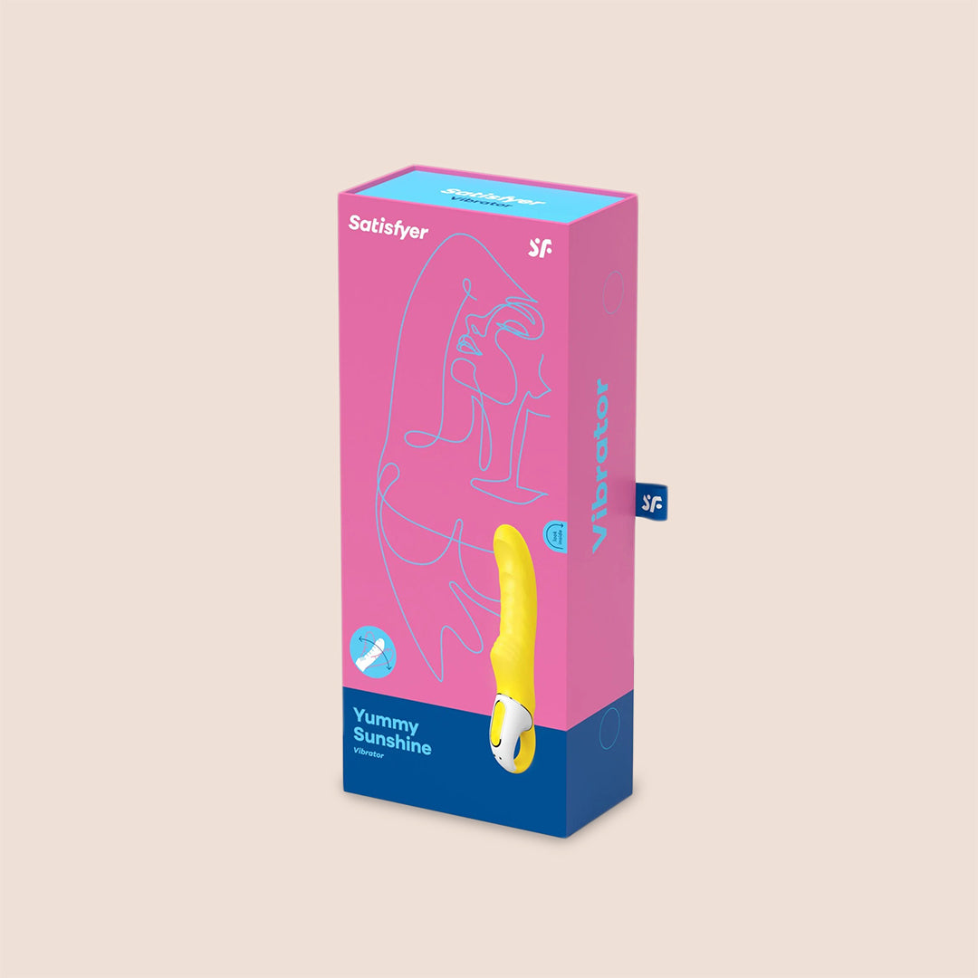 Satisfyer Yummy Sunshine Flexible Ribbed Shaft - Premium Adult Toy for Enhanced Pleasure | Perfect for Couples & Solo Play