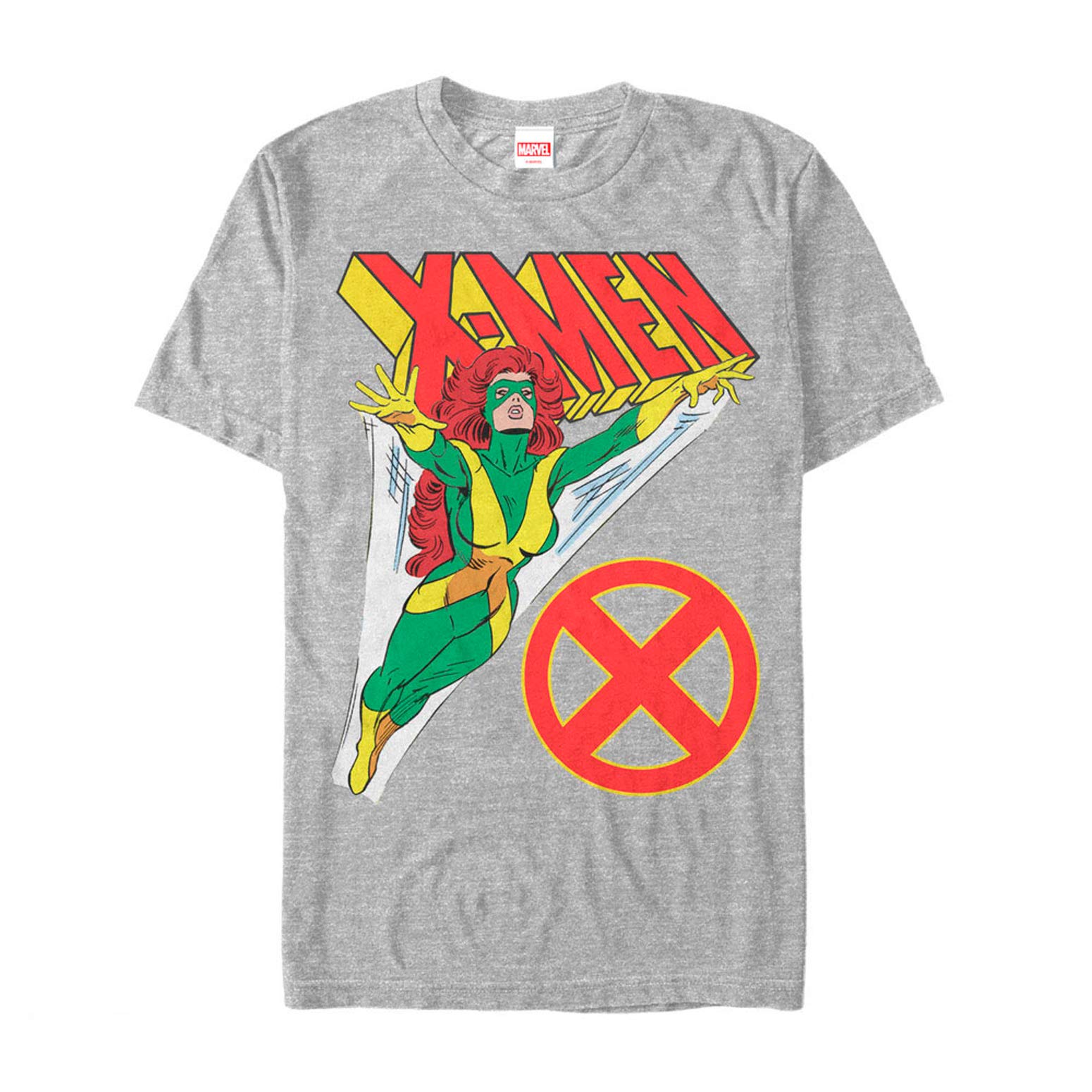 Marvel X-Men Jean Grey Graphic T-Shirt for Men - Superhero Cotton Tee for Casual Wear, Cosplay & Comic Conventions