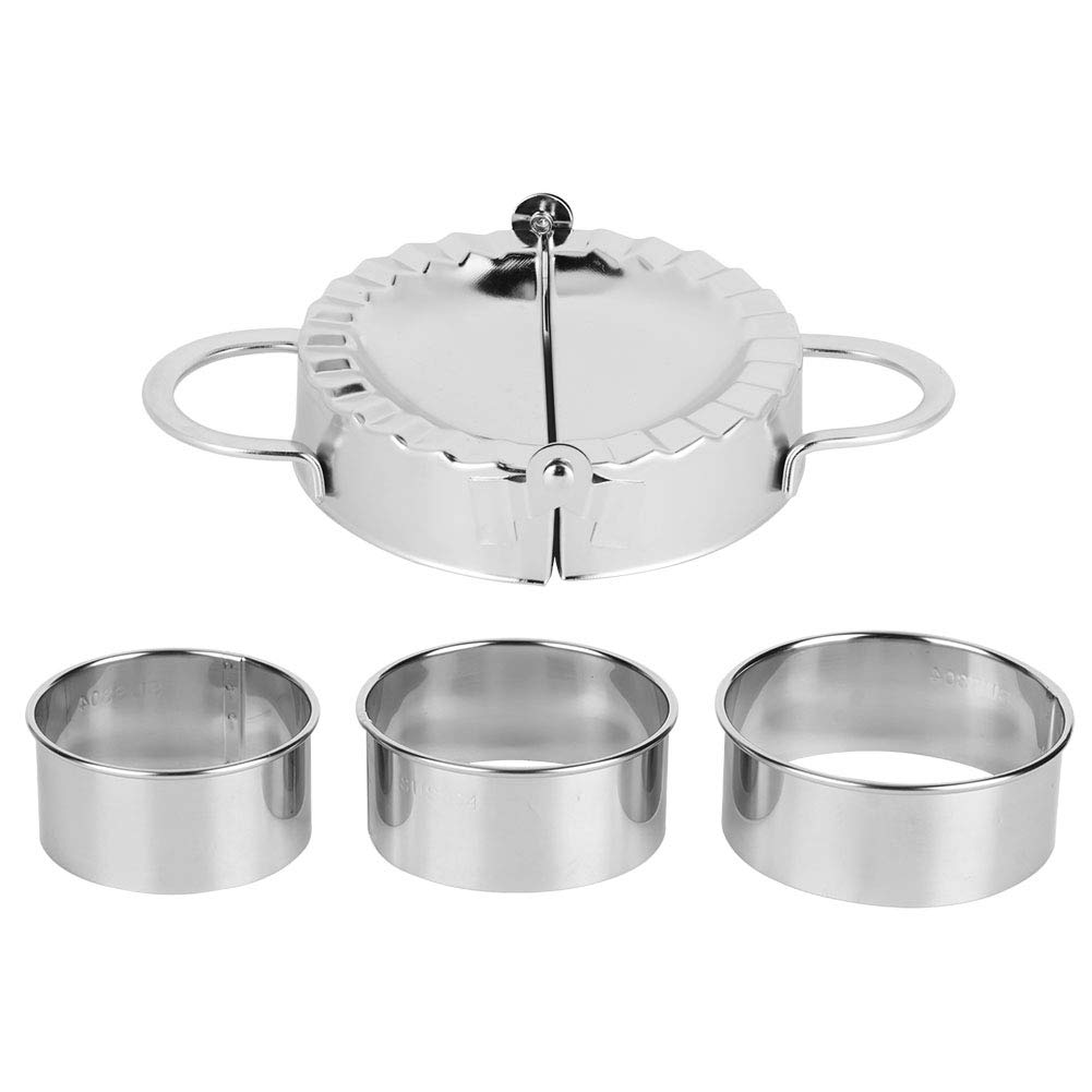 Premium Stainless Steel Dumpling Maker Kit - Manual Dumpling Press with Dough Mold - Perfect for Homemade Dumplings, Potstickers & Gyoza - Ideal for Asian Cooking, Family Meals & Party Food Prep