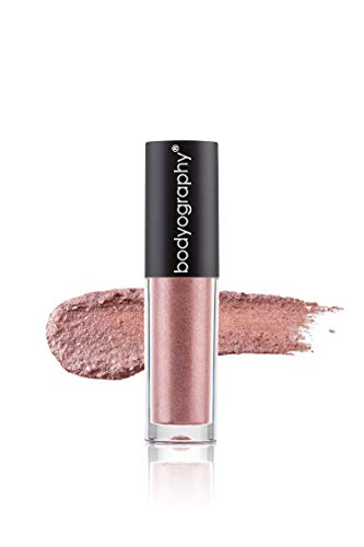 Bodyography Crystal Glide Liquid Eyeshadow - Rose Quartz & Soft Pink Shimmer | Long-Lasting, Crease-Proof Eye Makeup for Day & Night Looks | Perfect for Parties, Weddings & Special Occasions