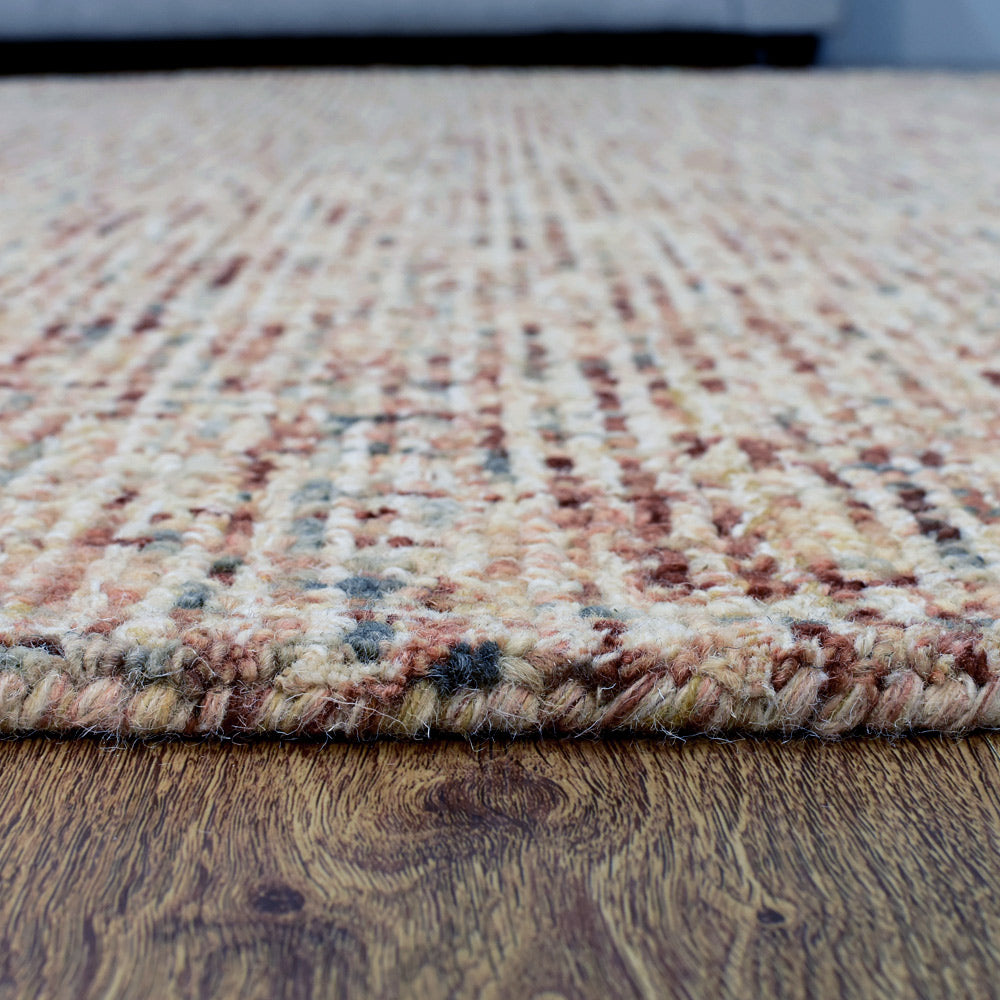 Pulse Hand Tufted Rug - Soft Modern Wool Area Rug for Living Room, Bedroom - Non-Slip Comfortable Floor Decor for Home & Office