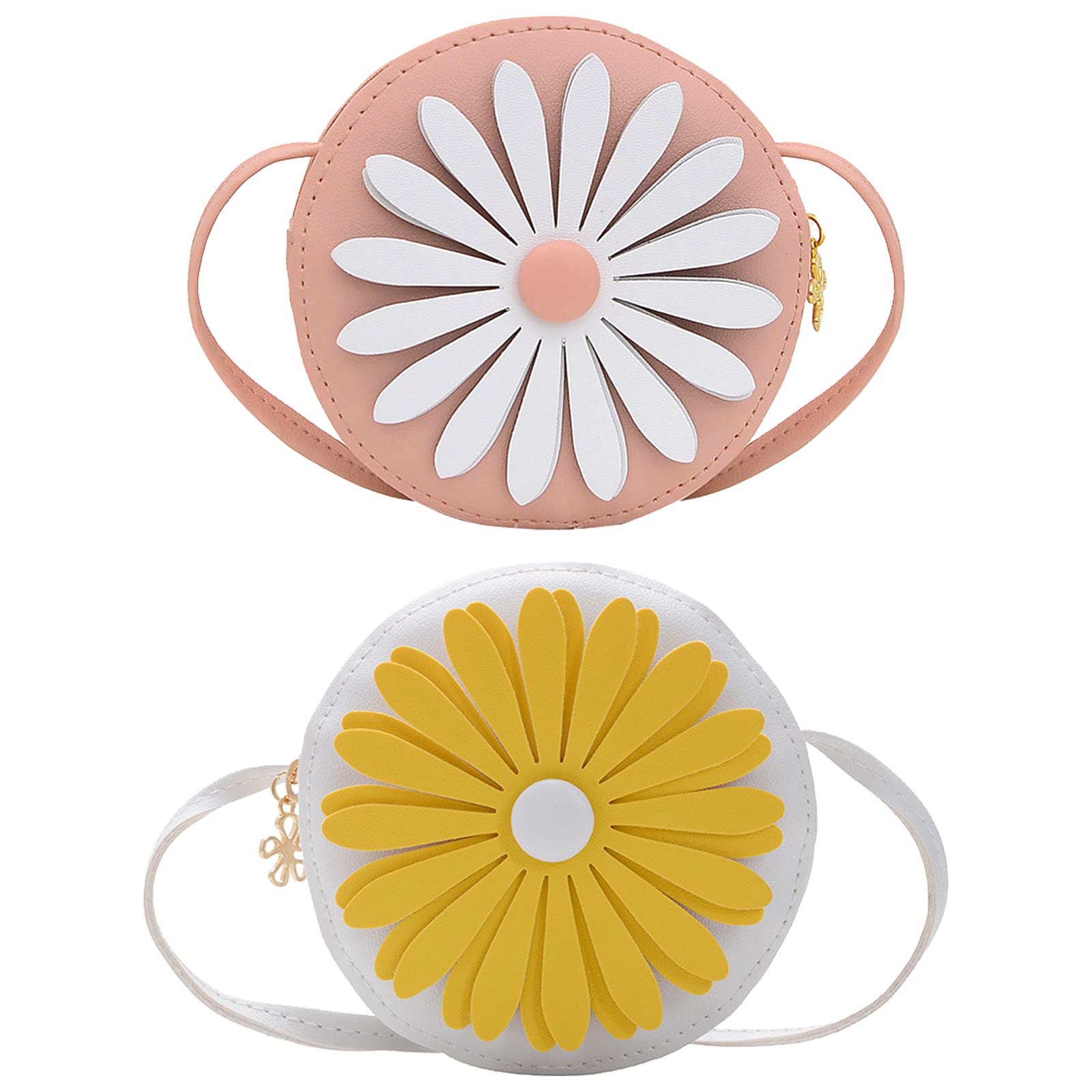 SOTOGO 2 Pack Toddler Girls Purse Set - Princess Handbag & Wallet Mini Shoulder Crossbody Bag for Little Kids | Perfect for Birthday Gifts, Dress-Up Play & Pretend Shopping