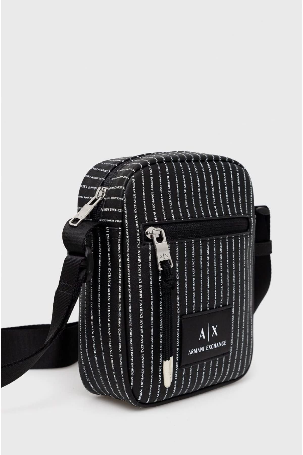 Armani Exchange Eco-Leather Crossbody Bag for Women - Stylish Vegan Leather Purse with Adjustable Strap, Perfect for Travel, Work & Everyday Use