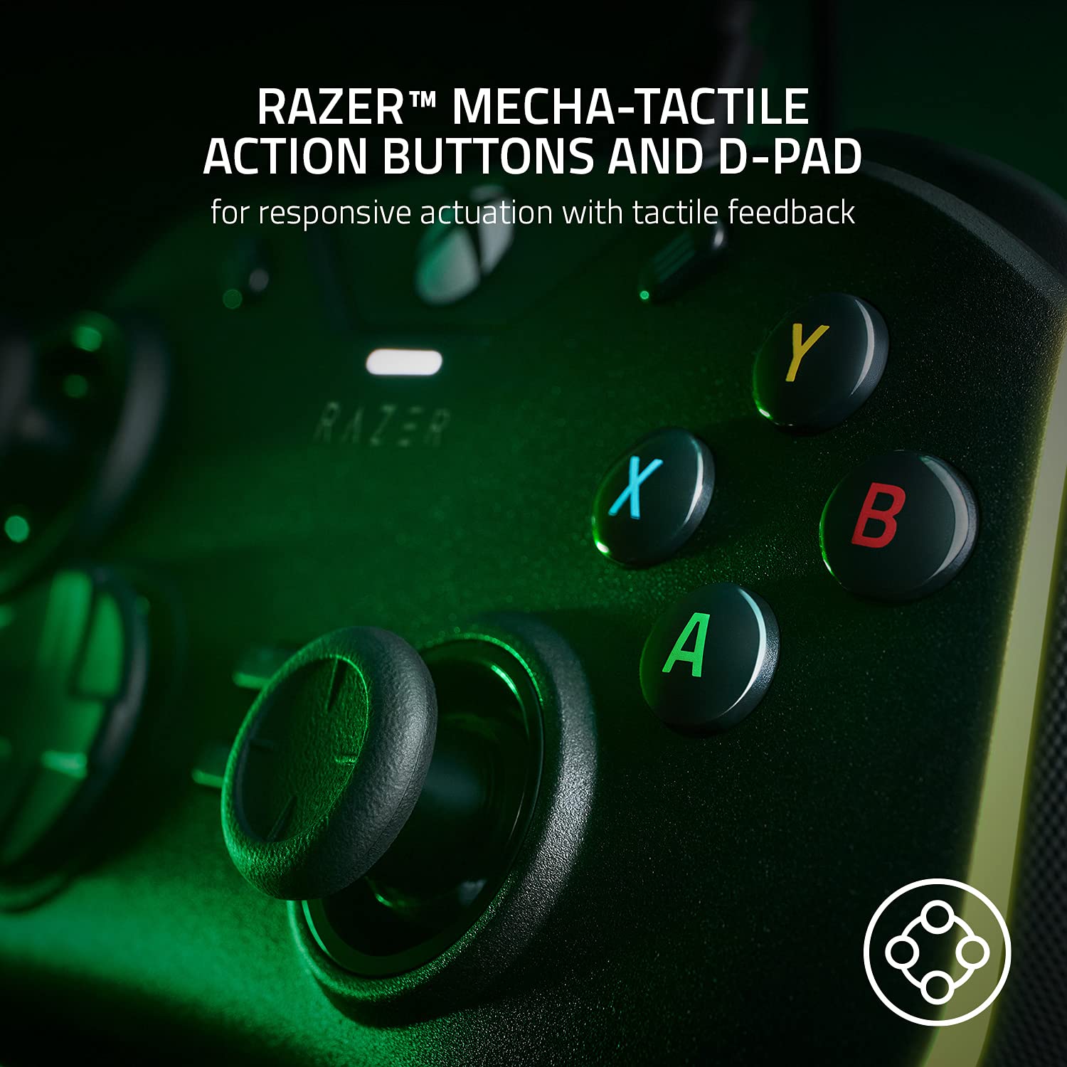 Razer Wolverine V2 Chroma Wired Pro Gaming Controller for Xbox Series X|S, Xbox One & PC - Customizable RGB Lighting, Remappable Buttons, Mecha-Tactile Switches, Trigger Stops - Black | Perfect for Competitive Gaming, Esports & PC Game Sessions