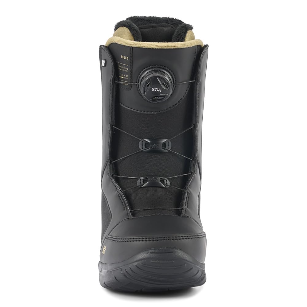 K2 Rosko Men's Snowboard Boots - Waterproof, Comfortable & Durable for All-Mountain Riding | Perfect for Freestyle, Park & Powder Snowboarding
