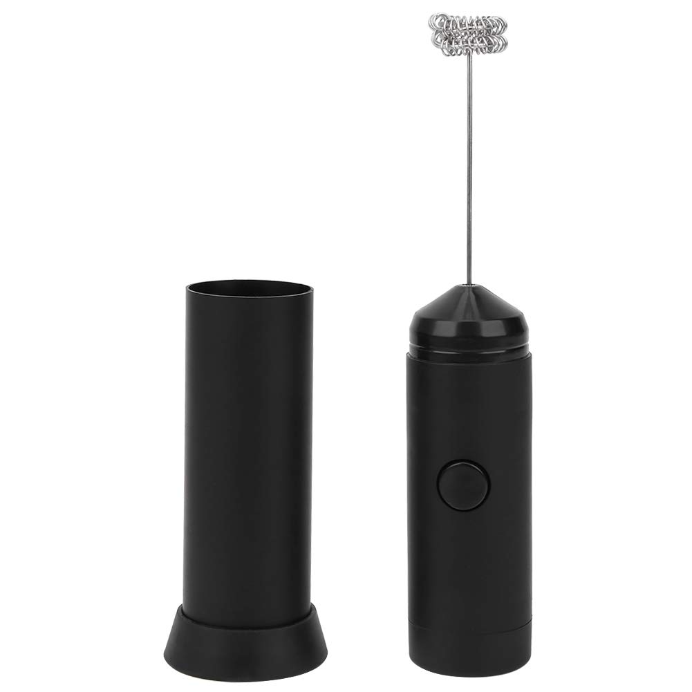Electric Milk Frother Handheld - Stainless Steel Automatic Foam Maker & Mini Drink Mixer, Battery Operated for Coffee, Latte, Hot Chocolate - Perfect for Home, Office & Cafe Use