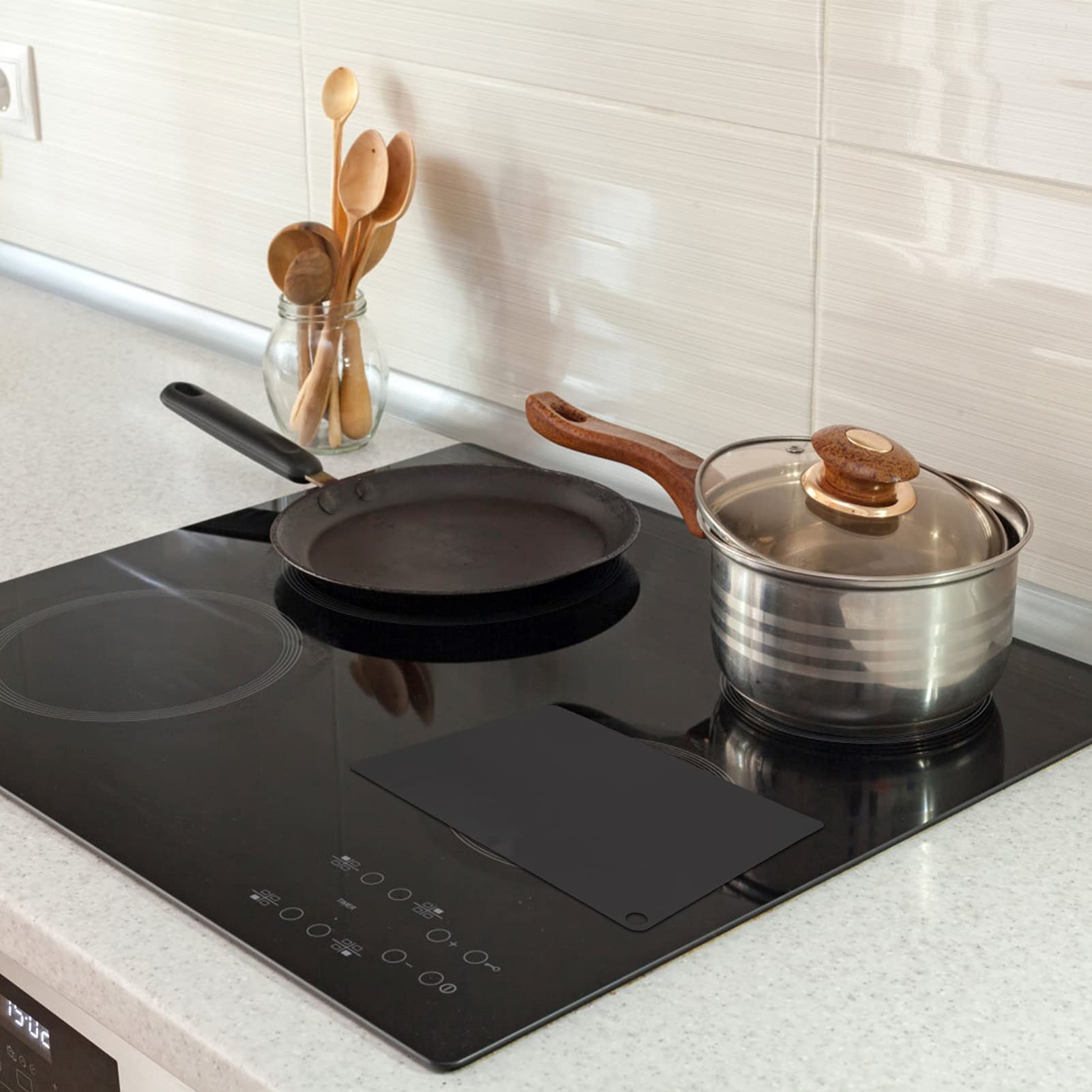 Luxshiny Silicone Induction Cooker Mat - Oil-Proof Heat Resistant Cooktop Protector Pad for Kitchen, Stove & Countertop Protection - Perfect for Cooking, Cleaning & Home Use