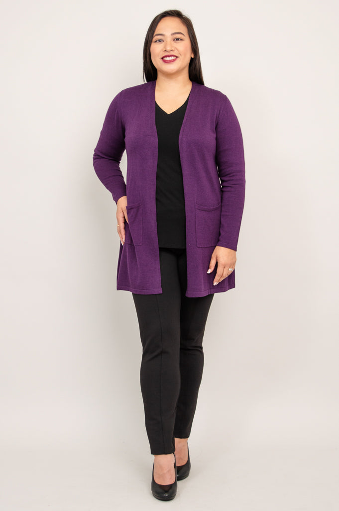 Justine Sweater Women's Bamboo Cotton Blend Knit Top - Soft & Breathable Royale Collection for Casual Wear & Office Outfits