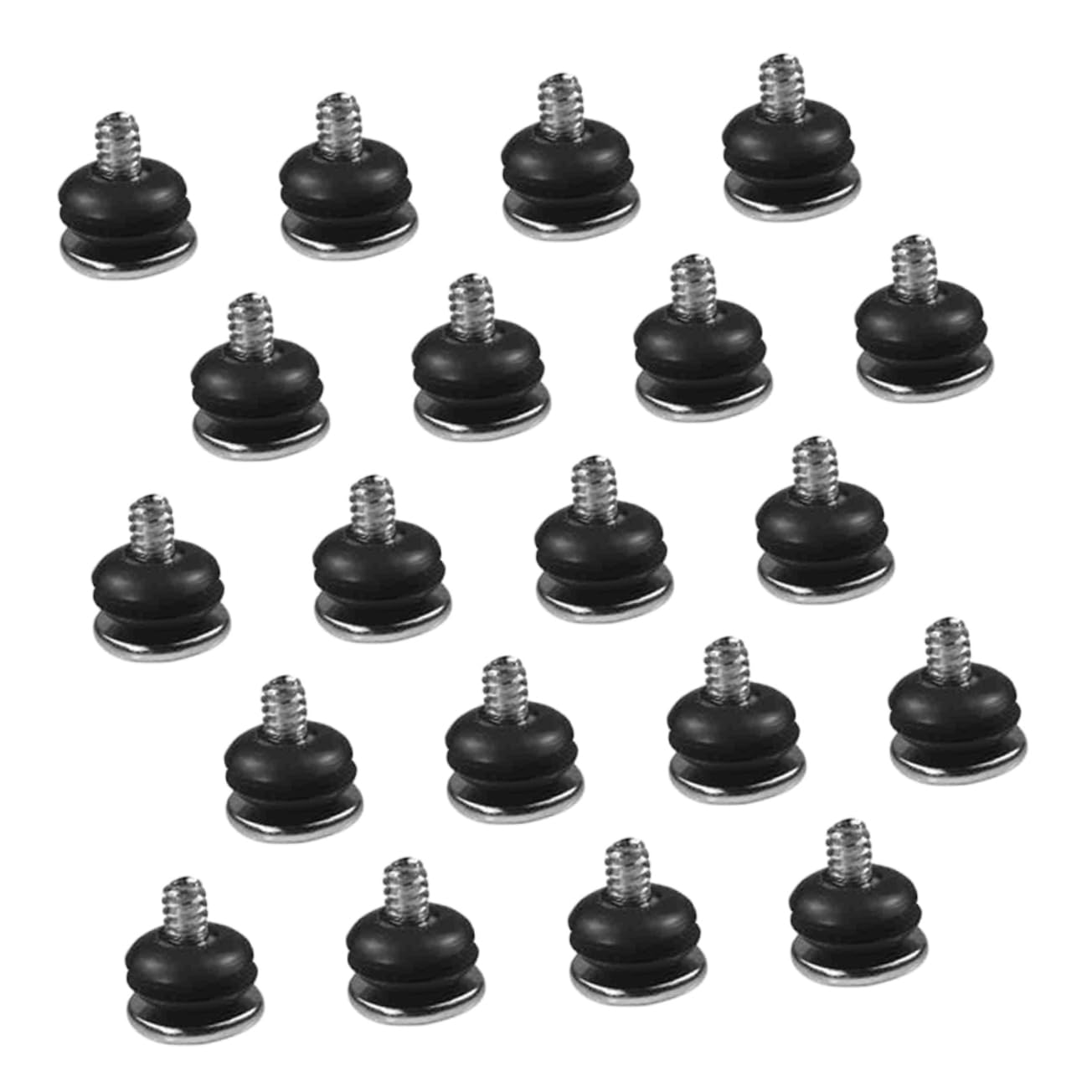 20pcs Hard Disk Damping Screws for Laptop & Computer Mounting | Motherboard & Hard Drive Standoffs | Shock-Absorbing Rubber Apron for Computer Cases | Ideal for Laptop Repair & PC Assembly