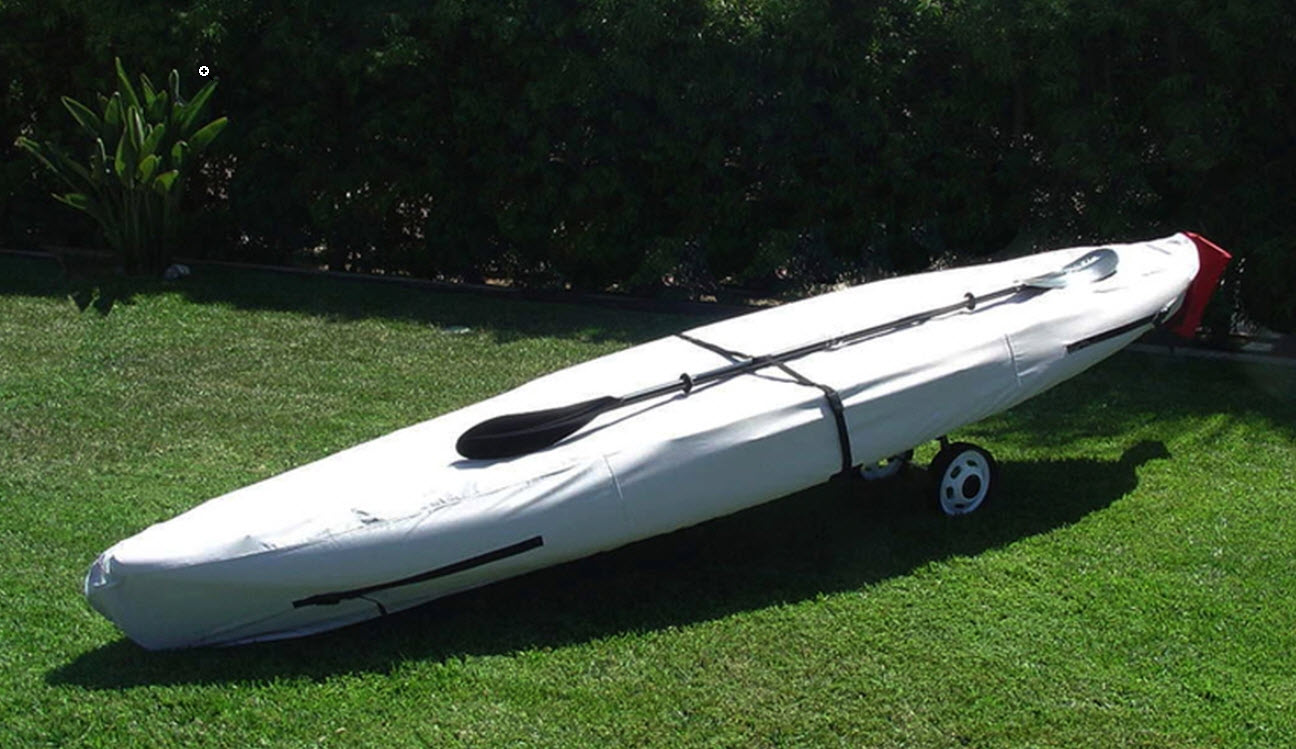 Danuu Dude 14' 16' Kayak Cover - Waterproof & UV-Resistant Protection for Kayaks - Perfect for Outdoor Storage, Travel & Winter Season Use