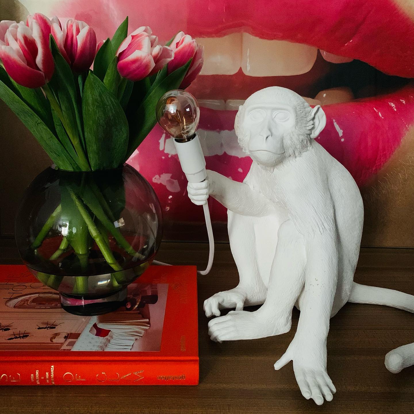Cute Monkey Table Lamp for Kids - Night Light & Nursery Decor - Perfect for Bedroom, Study Room & Gift Ideas