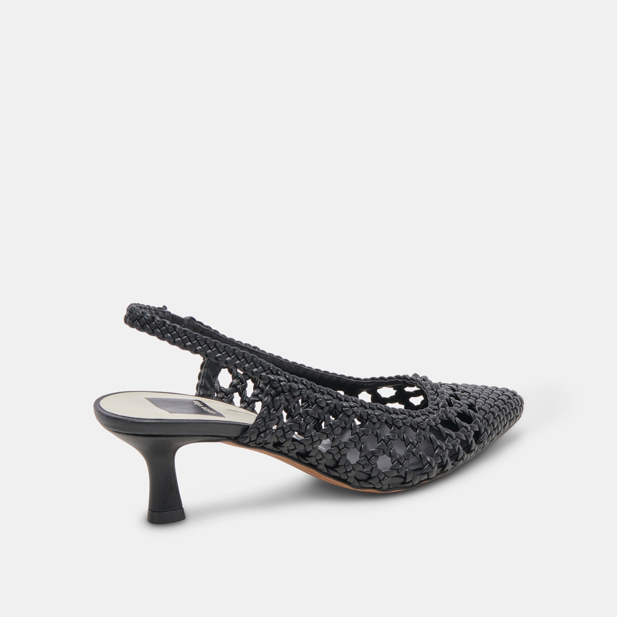 OLYMPA Black Stella High Heels for Women - Stylish & Comfortable Dress Shoes for Parties, Weddings & Evening Events