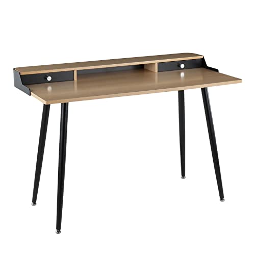 Black Steel, Natural Wood, Black Wood, Nickel