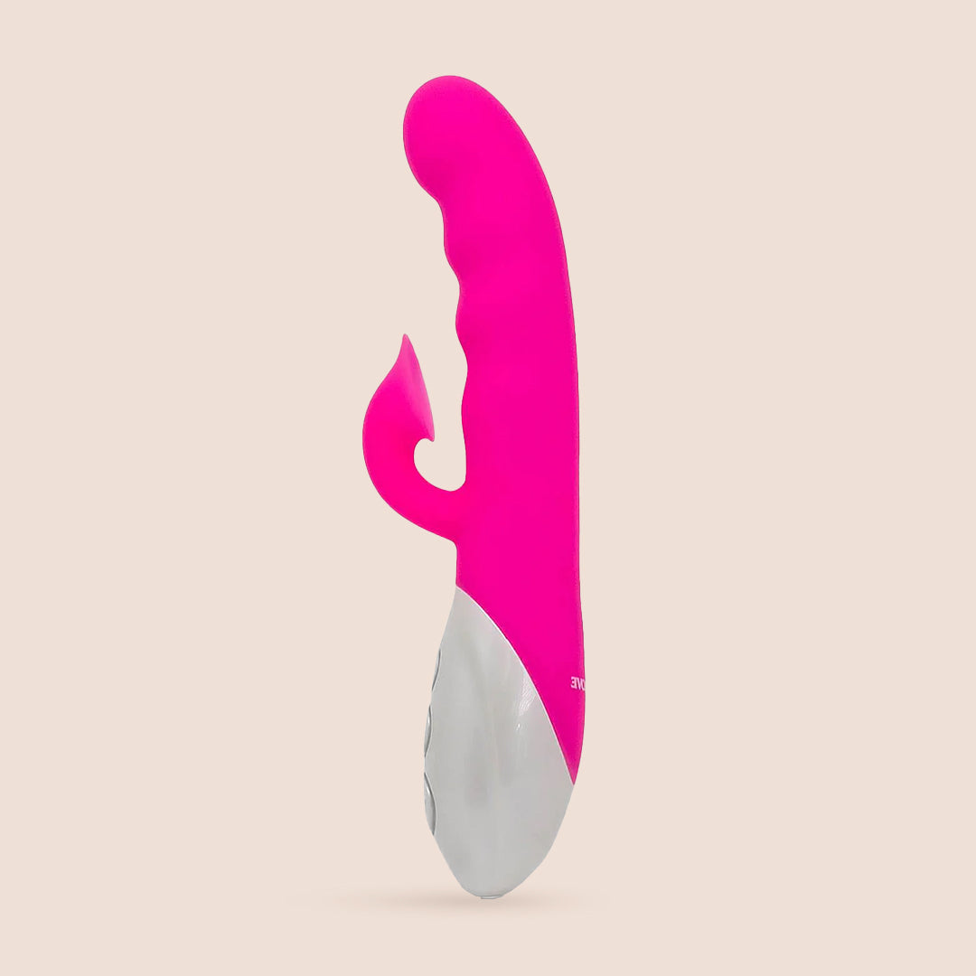 Rechargeable Pink Rabbit Vibrator - Dual Motor G Spot & Clitoral Stimulator for Women | Powerful & Quiet Personal Massager | Perfect for Couples Play & Solo Pleasure