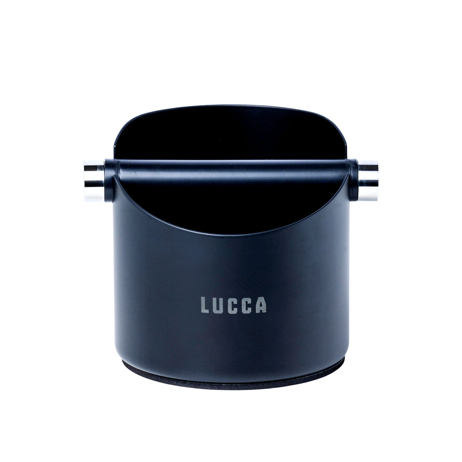 Professional Lucca Knock Box - Espresso Grounds Bin for Baristas & Coffee Lovers | Perfect for Home & Commercial Coffee Stations, Cafes & Espresso Bars