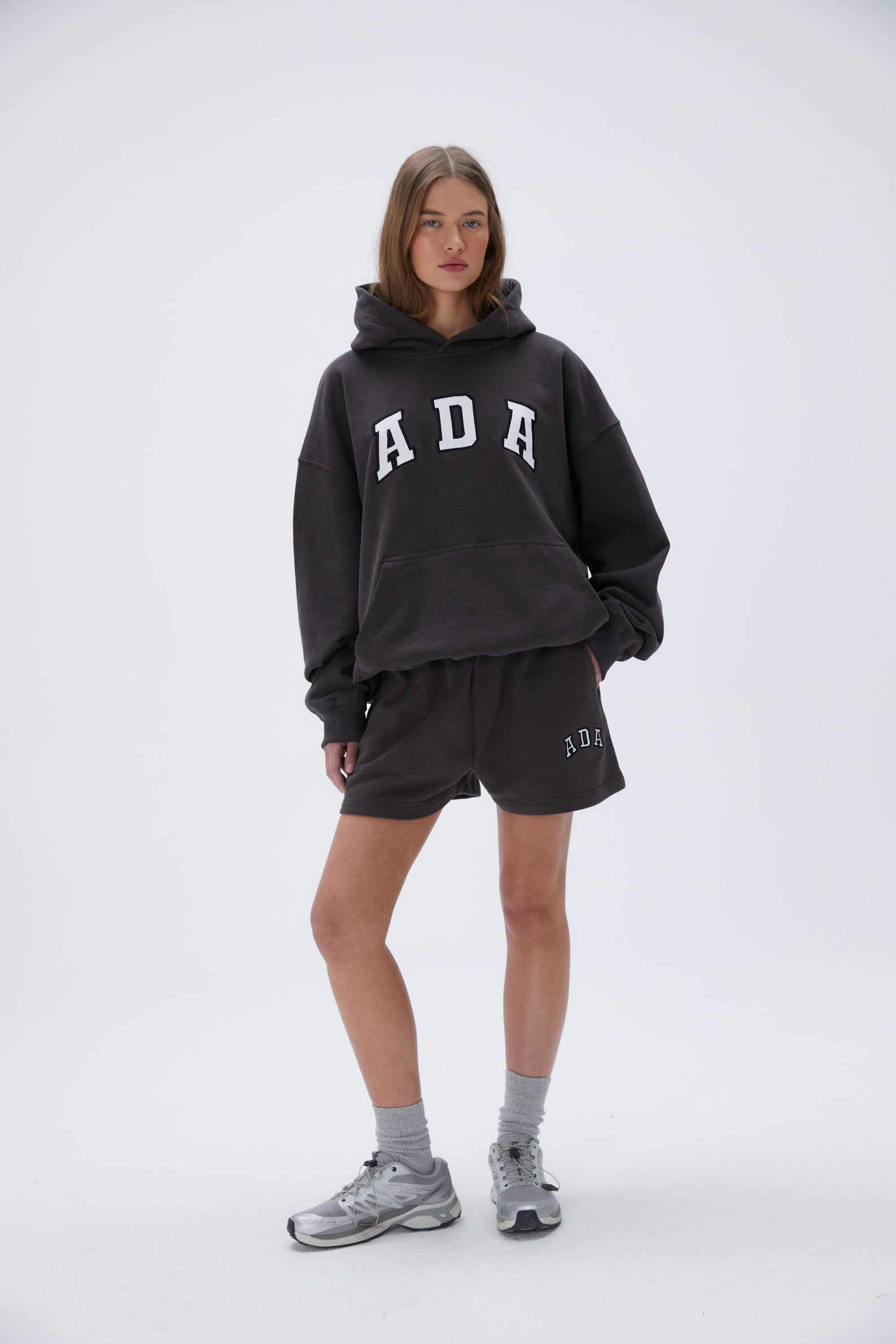 ADA Oversized Hoodie - Soft & Cozy Unisex Sweatshirt with Coffee Bean Print | Perfect for Casual Wear, Loungewear & Street Style Fashion