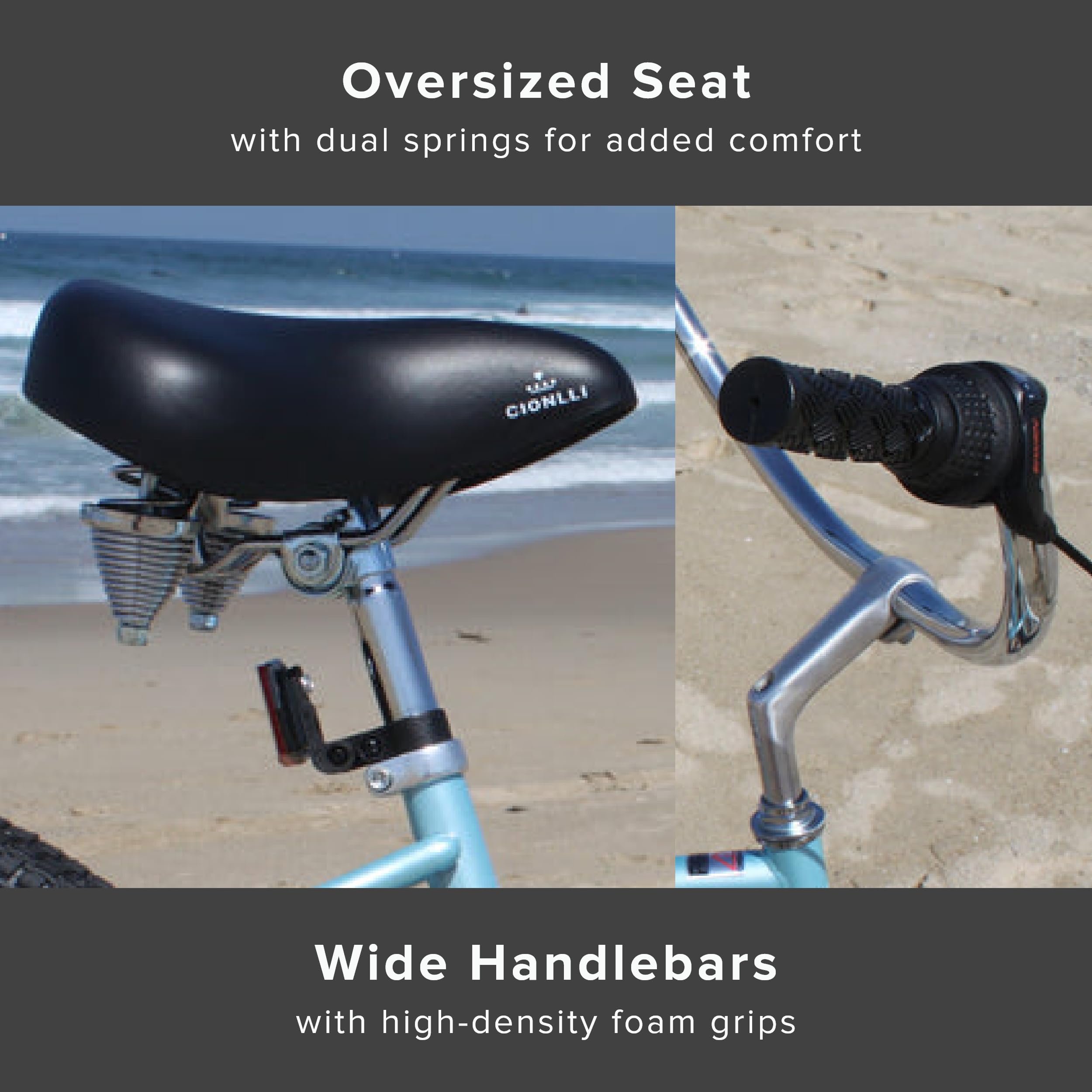 Firmstrong Urban Lady Beach Cruiser Bicycle - Comfortable Women's Bike for Leisure Riding, Commuting & Beach Cruising | Perfect for Coastal Rides, City Commutes & Weekend Adventures