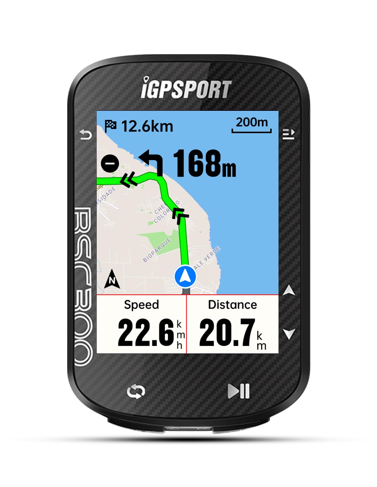 iGPSPORT BSC300 Wireless GPS Bike Computer with Offline Maps, Navigation & Off-Course Alerts - 8GB Storage, Bluetooth ANT+, IPX7 Waterproof - Perfect for Road Cycling, Mountain Biking & Outdoor Adventures