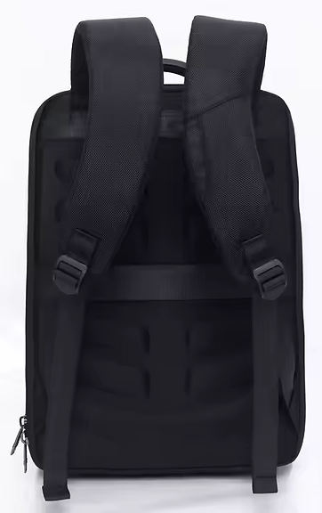Travelite TL240915 15.6 Inch Laptop Backpack with USB Charging Port - Black | Water-Resistant College Backpack for Men & Women | Perfect for Work, School & Travel