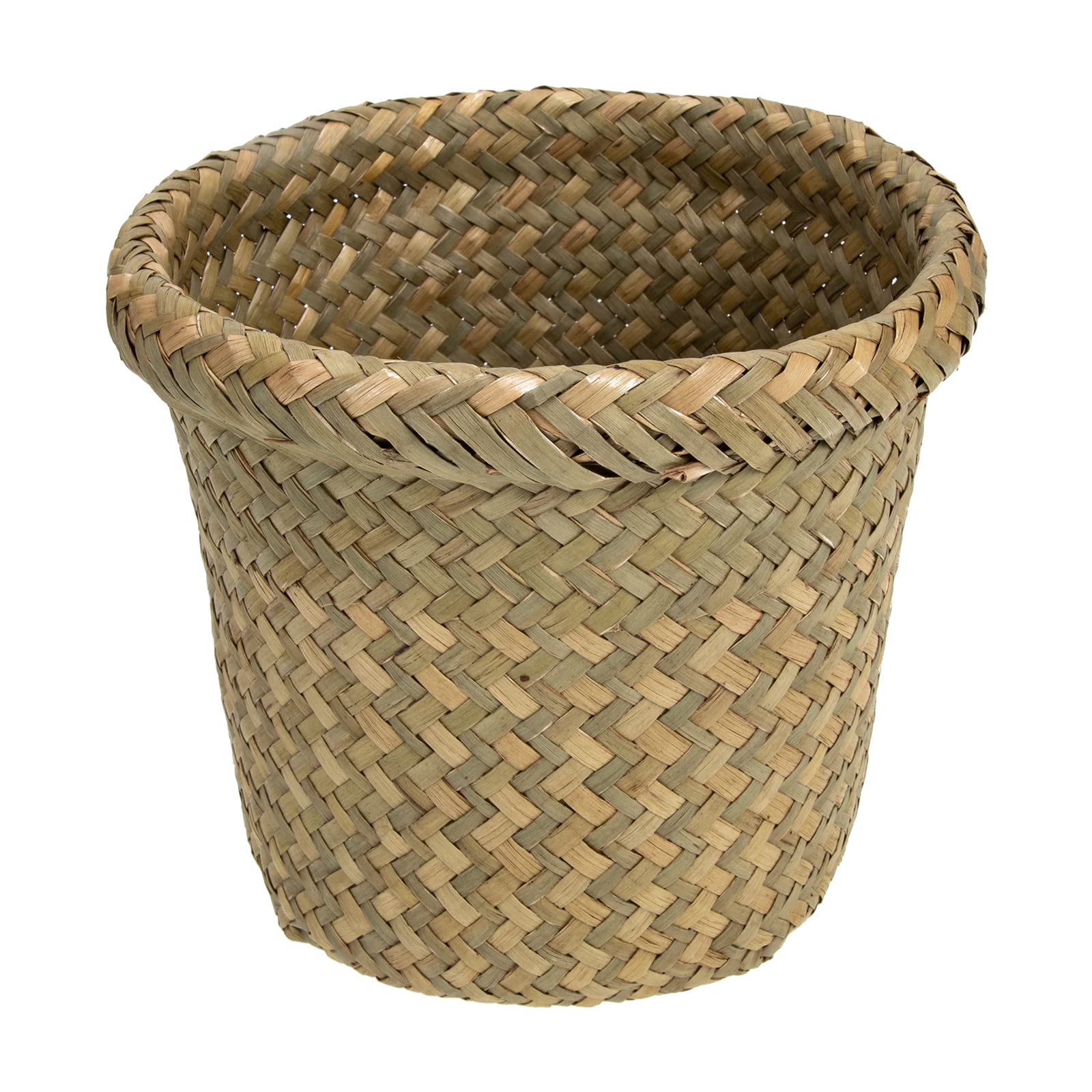 Eco-Friendly Small Rattan Basket - Bunny Easter Basket, Outdoor Picnic Waste Paper Bin, Kitchen Compost Holder, Exquisite Woven Trash Can for Fruits & Decor | Perfect for Home, Garden, Easter Decor & Sustainable Living