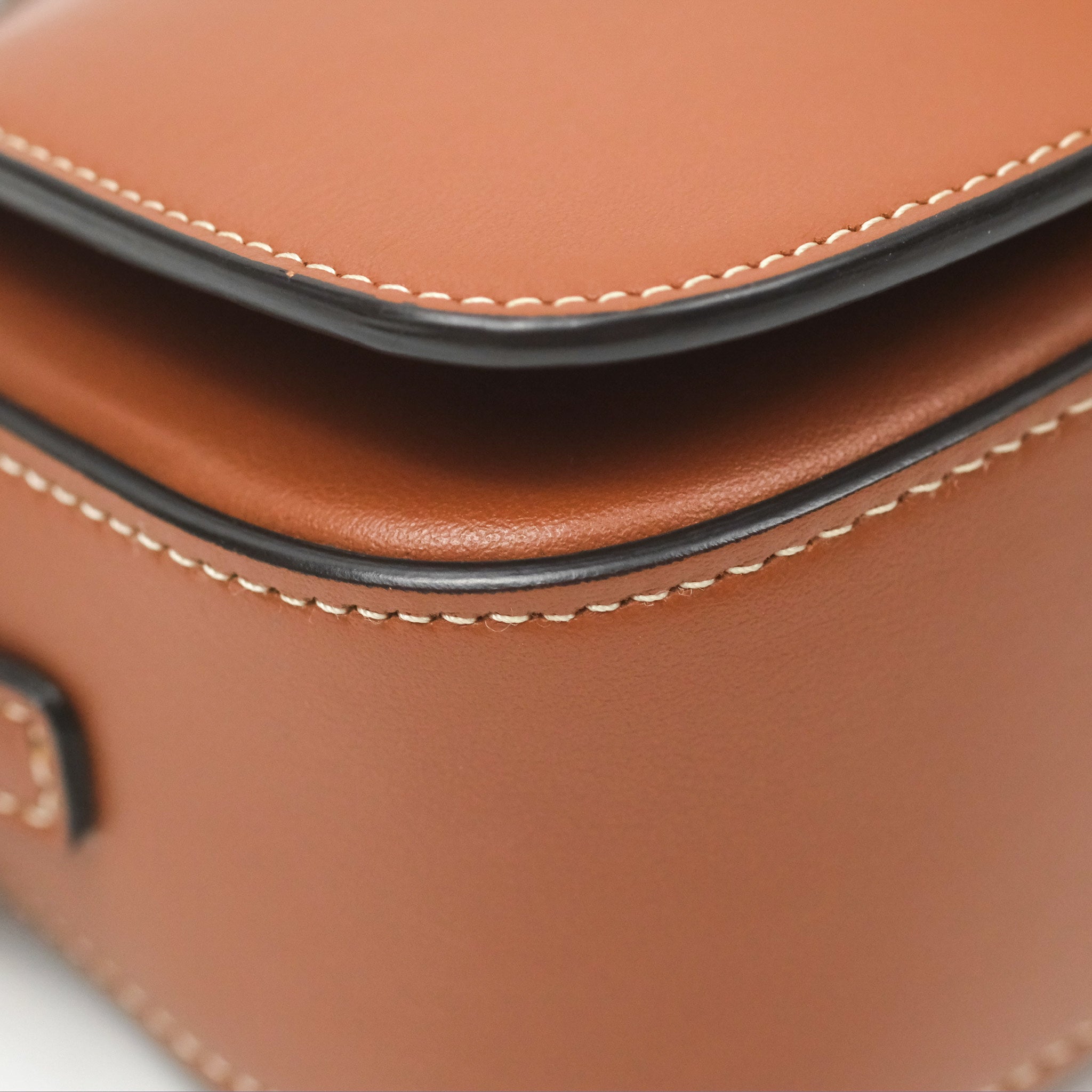 Celine Clutch on Strap Tabou Tan Calfskin Leather Crossbody Bag - Elegant Women's Handbag for Evening Parties & Date Nights