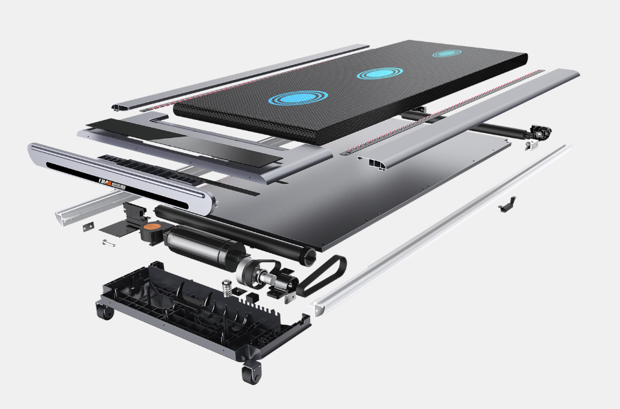 iTread Smart Treadmill with Bluetooth Connectivity - Portable & Foldable Home Fitness Equipment for Running & Walking - Perfect for Small Spaces, Home Gym & Cardio Workouts
