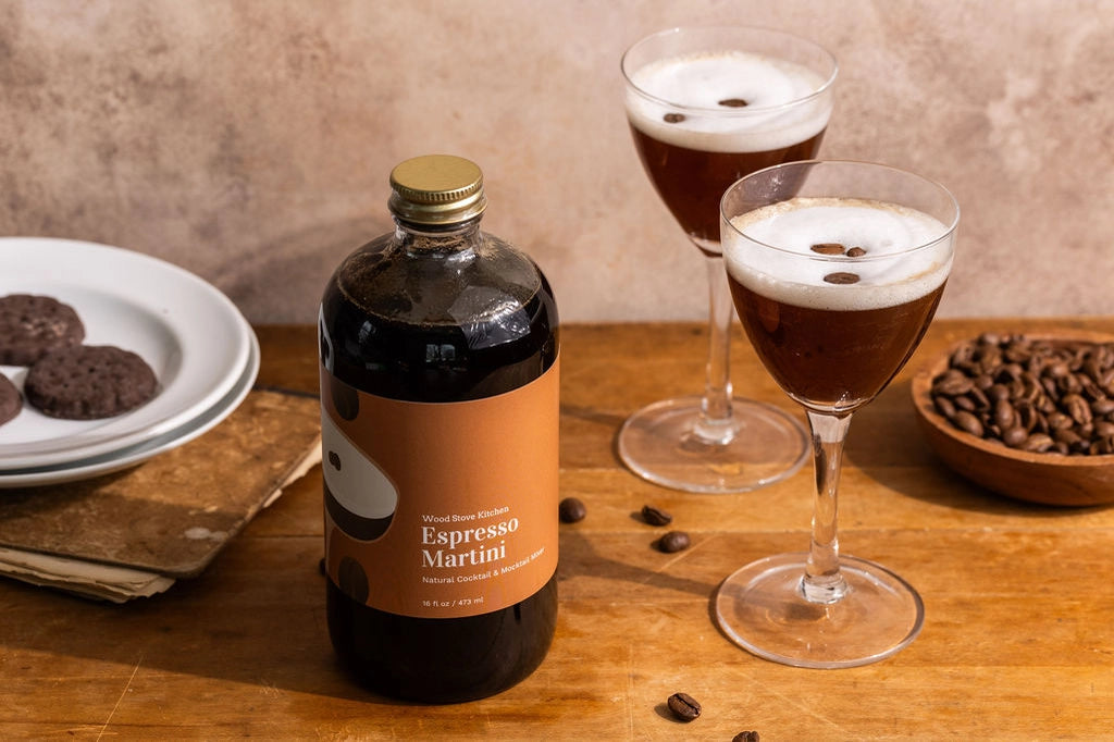 Premium Espresso Martini Cocktail Mixer - Barista Crafted Coffee Liqueur Syrup for Home Bars & Cocktail Parties | Perfect for Entertaining, Date Nights & Holiday Celebrations