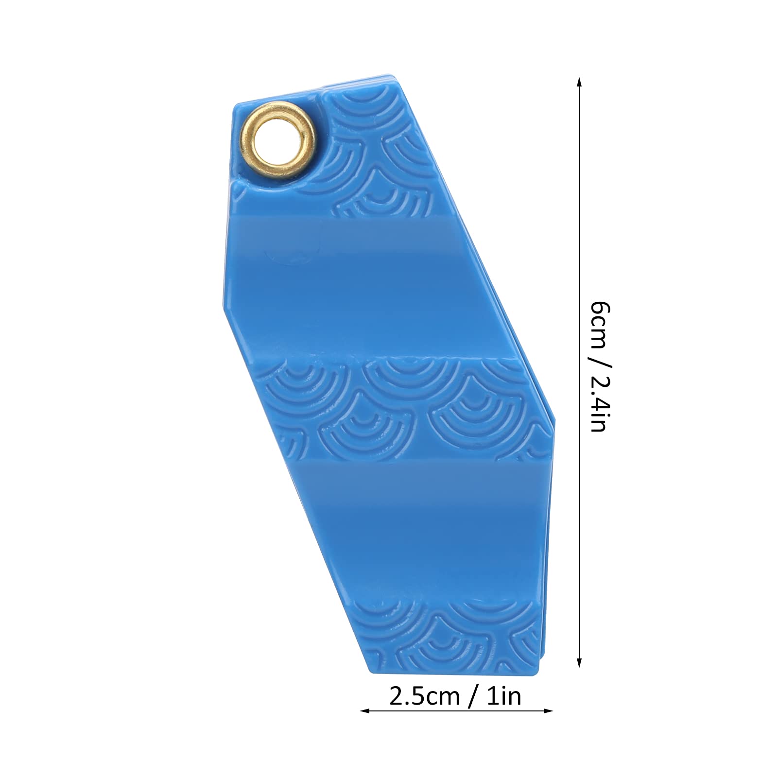 VGEBY 2-in-1 Fly Fishing Line Straightener and Cleaner - Durable Hard Plastic Leader Straightener Tool with Line Cleaning Function (Blue) - Perfect for Trout, Bass, and Salmon Fishing Accessories