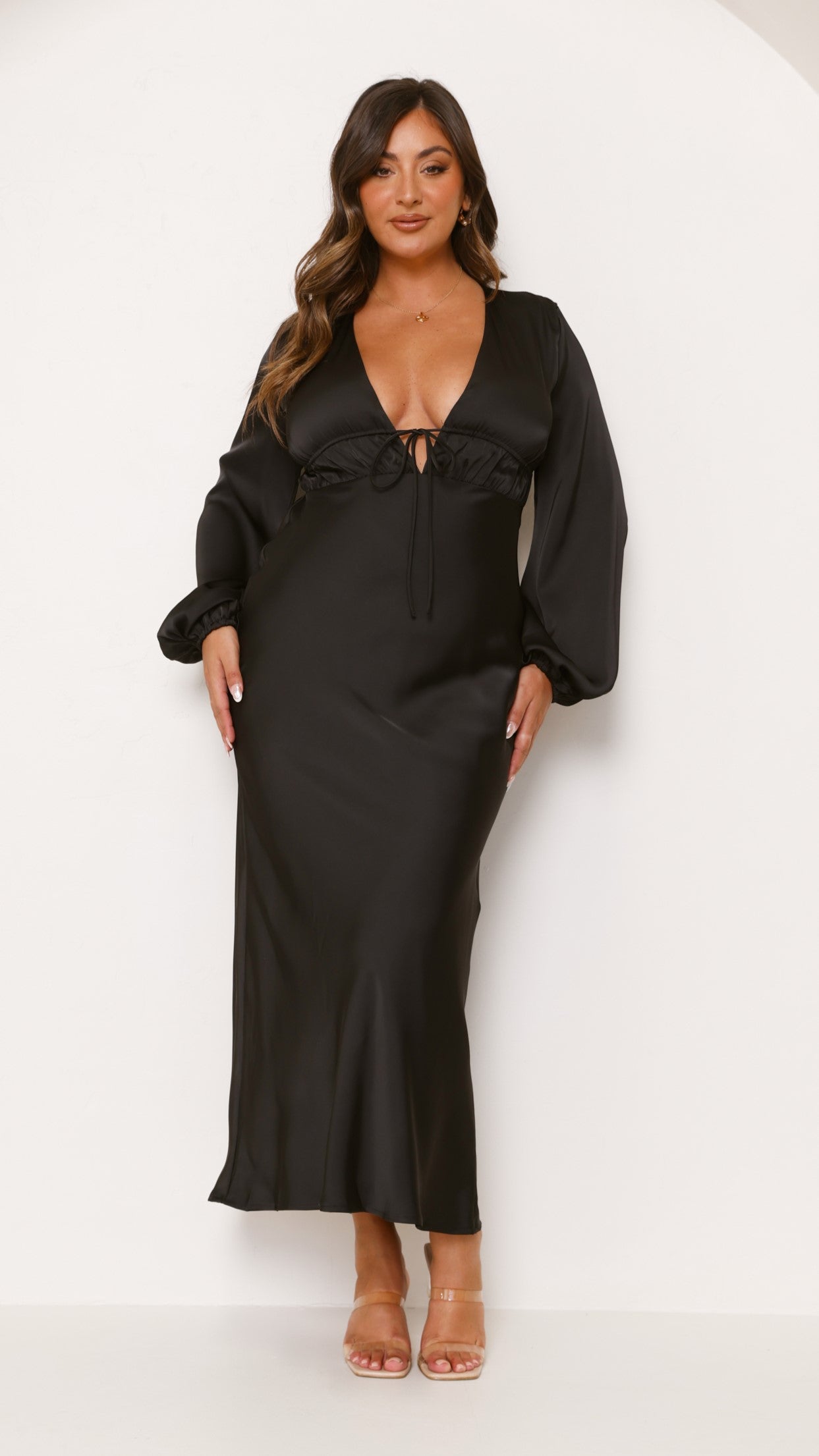 Amara Maxi Dress for Women - Elegant Black Long Dress for Summer, Beach, and Evening Wear