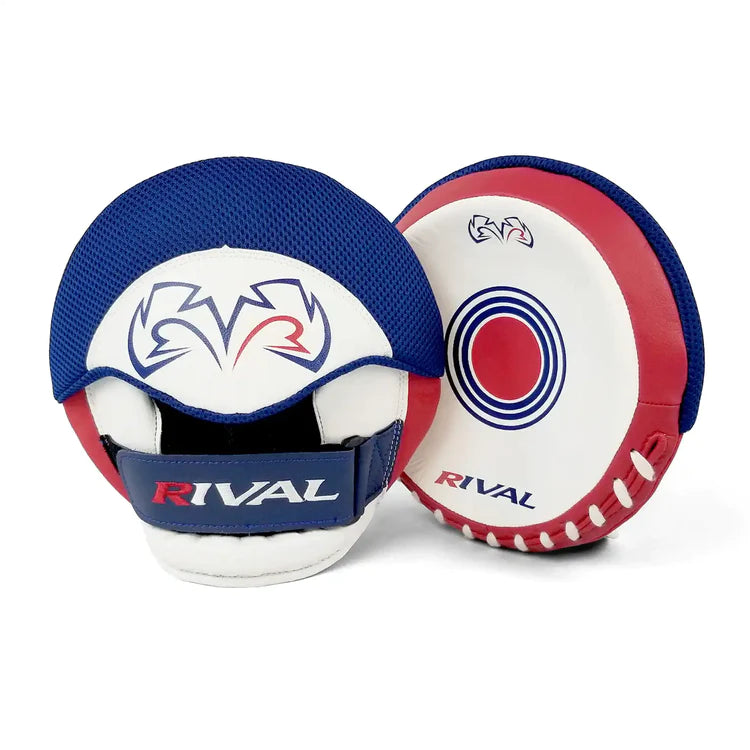 RIVAL RPM5 PARABOLIC PUNCH MITTS 2.0 - Premium Boxing Training Mitts for Speed & Accuracy - Perfect for Boxing, MMA, and Kickboxing Training Sessions