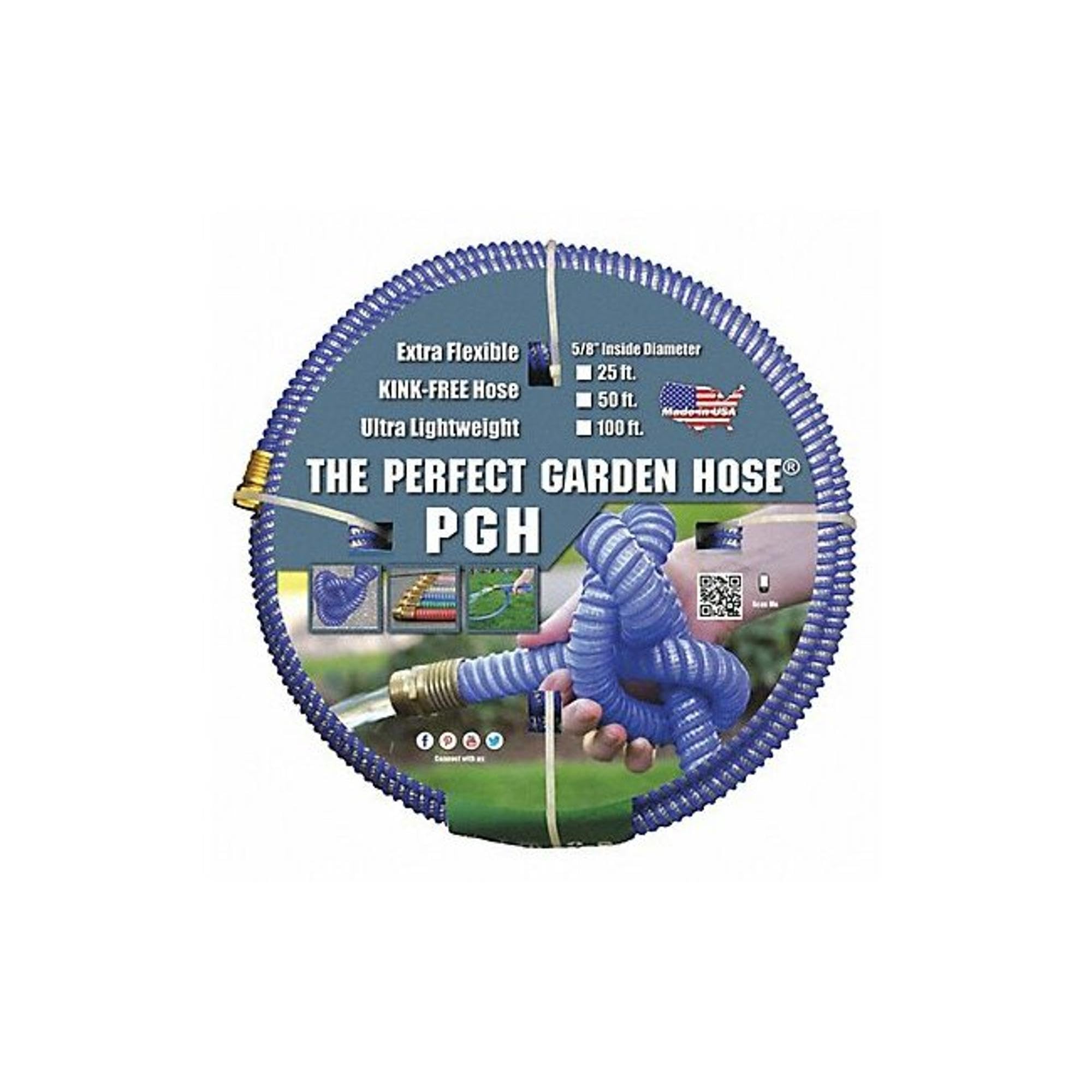 Durable 5/8 Inch ID 100ft Water Hose for Garden, Lawn & Outdoor Use | Heavy-Duty Extrusion Hose for Irrigation, Washing & Cleaning