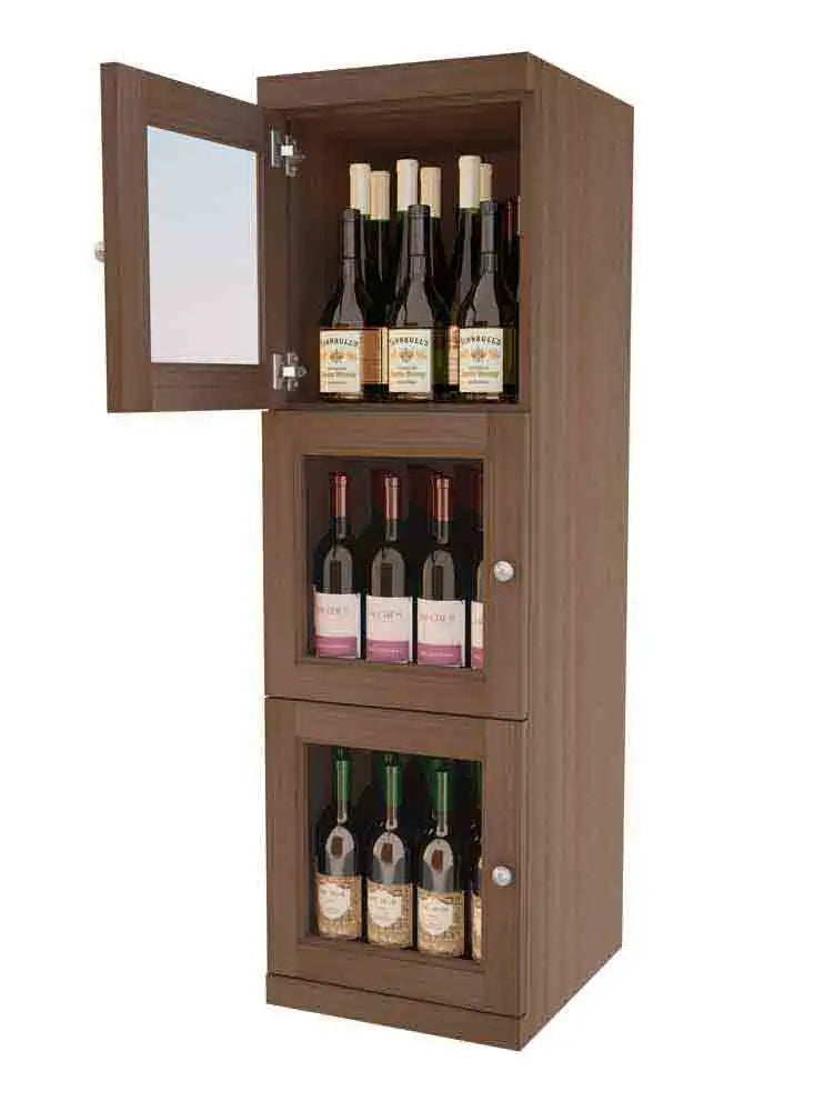 Vinostor Wine Lockers - 3 Locking Bins, 51 5/8