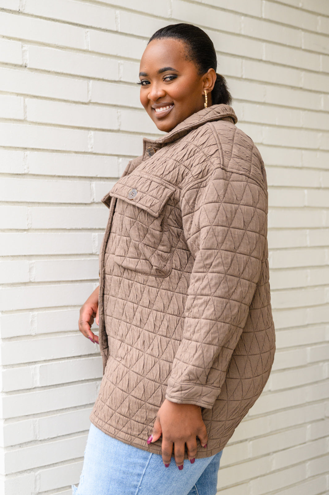 Coming Back Home Jacket in Mocha - Cozy Fleece Lined Hooded Jacket for Women & Men | Perfect for Outdoor Activities, Travel & Casual Wear