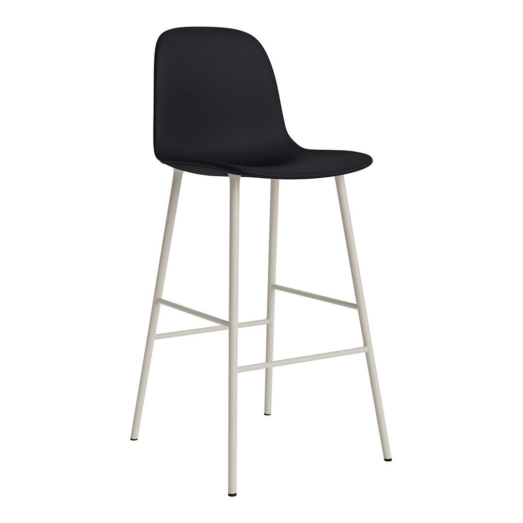 Modern Form Bar Chair - Fully Upholstered Counter Stool with Comfortable Seat - Perfect for Kitchen Islands, Breakfast Bars & Home Bars