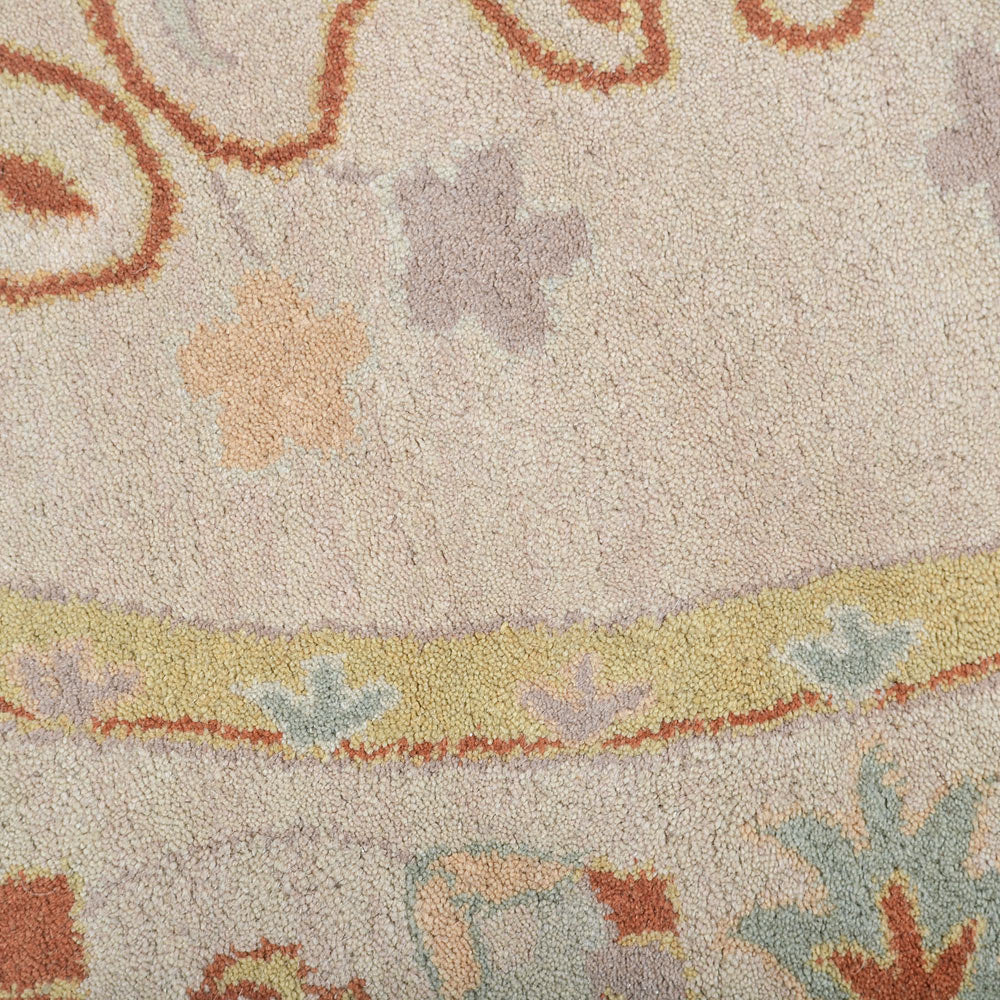 Chajli Hand Tufted Wool Rug - Soft & Durable Non-Slip Area Rug for Living Room, Bedroom, and Nursery Decor