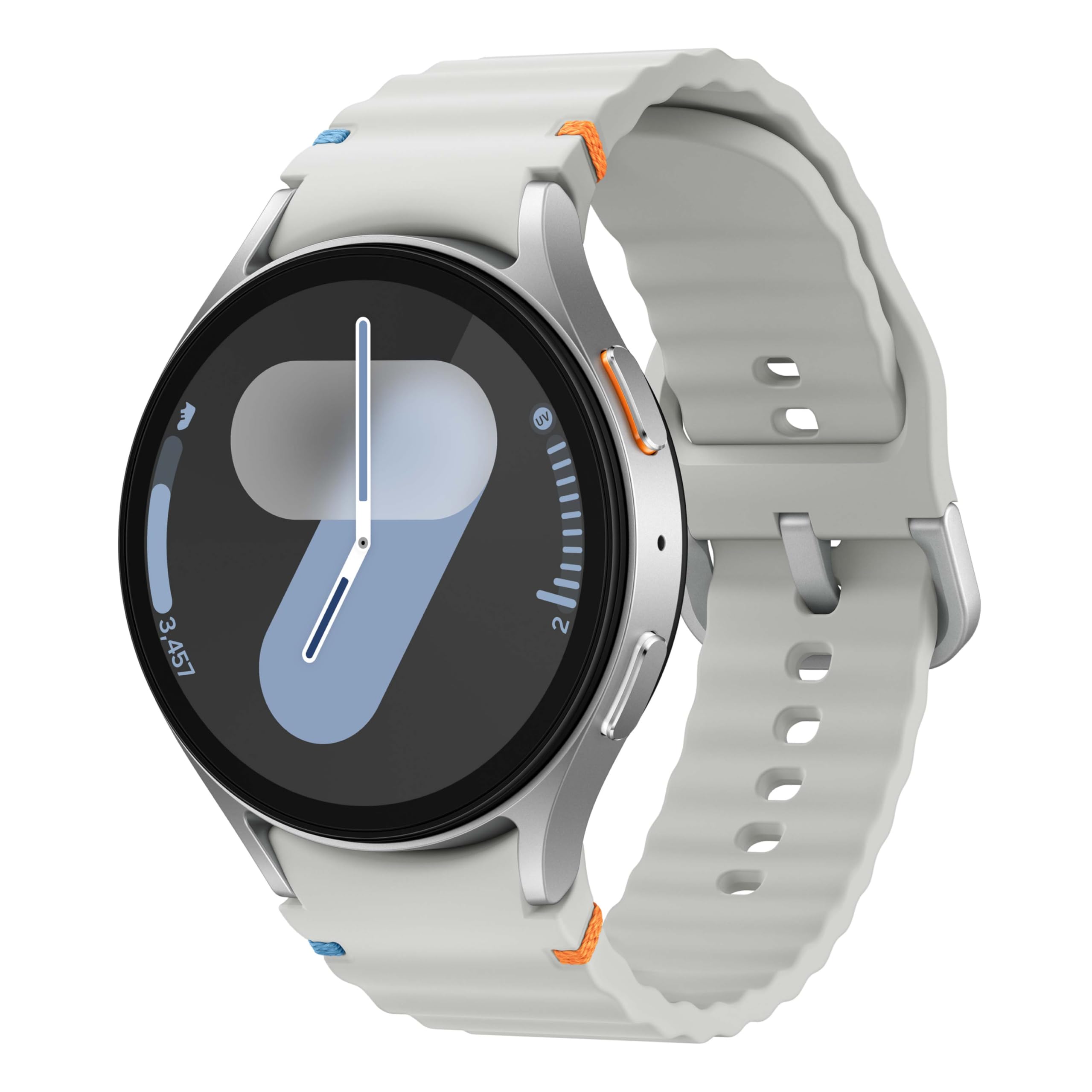 Samsung Galaxy Watch 7 44mm Bluetooth Smartwatch - AI Fitness Tracker with Heart Rate Monitor, Sleep Tracking, Energy Score & Wellness Tips | 2024 US Version (Silver) | Perfect for Workouts, Running & Daily Health Monitoring | 1-Year Warranty