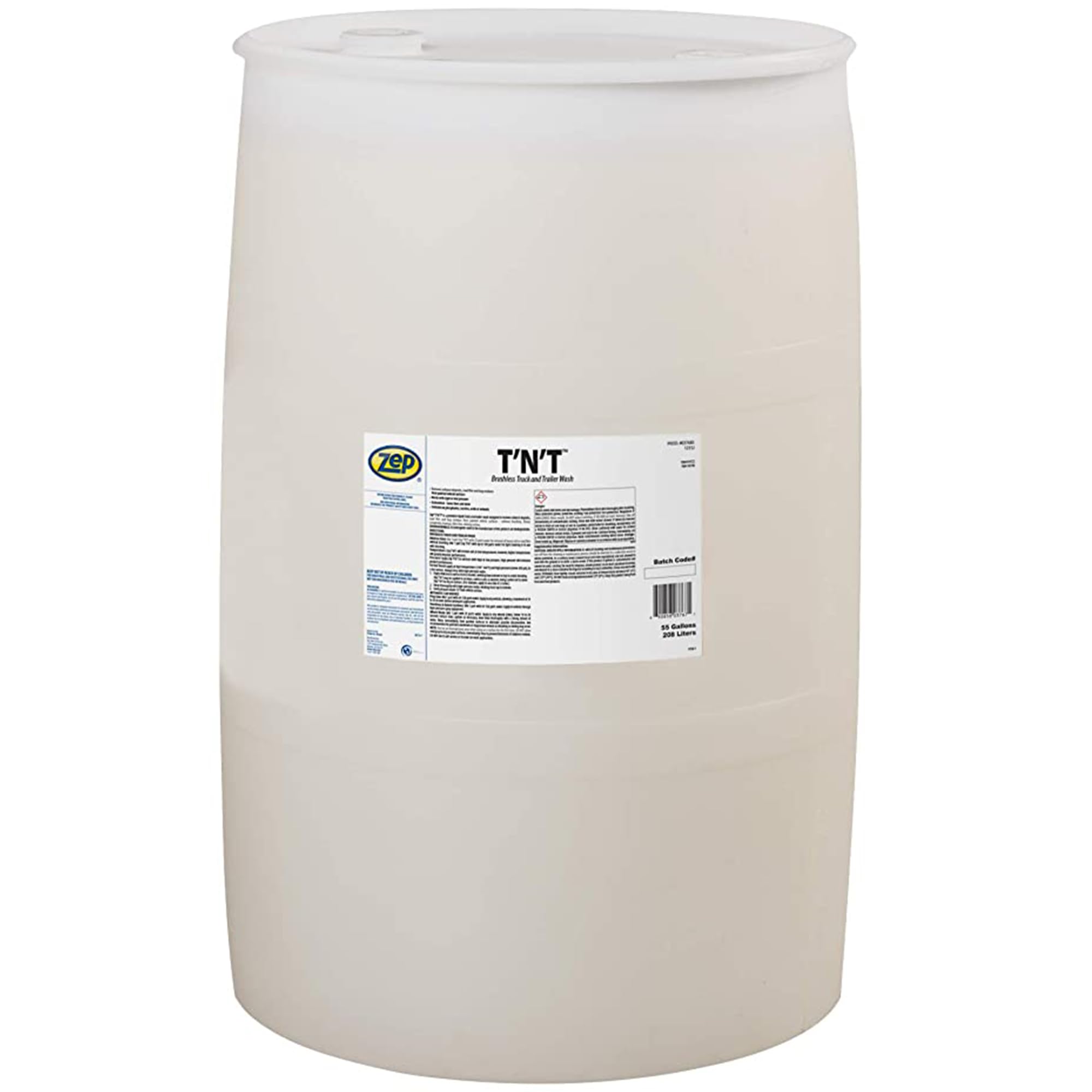 Zep TNT Truck and Trailer Wash - Heavy Duty Cleaner (55 Gallon Drum) for Commercial Fleet Cleaning & Maintenance