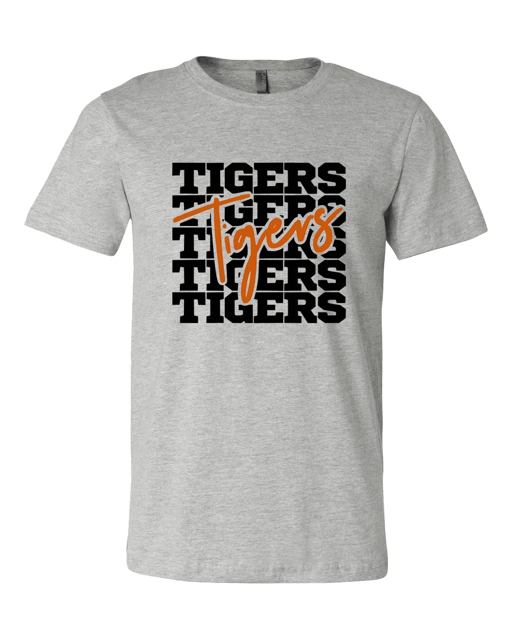 Official Tigers Team Mascot T-Shirt - Football Fan Apparel, School Spirit Wear & Mom Support Shirt for Game Day, Pep Rallies & School Events