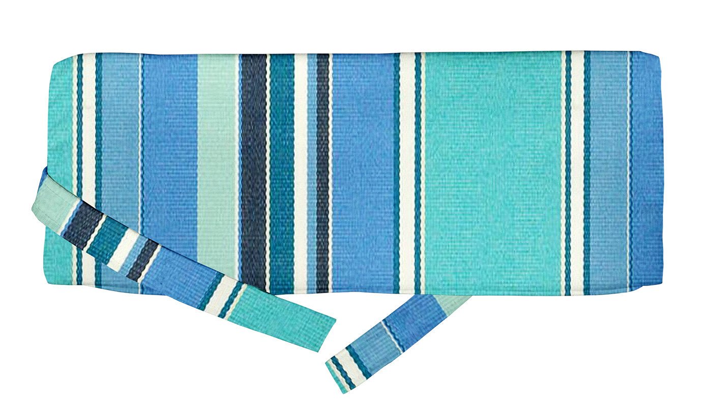 Sunbrella Dolce Stripes Adirondack Head Rest Pillow - Outdoor Patio Lounge Chair Cushion for Poolside, Beach & Garden Relaxation