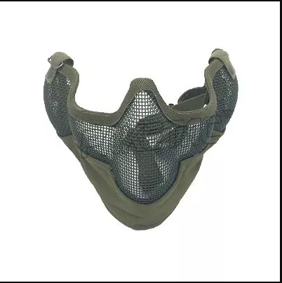 Paketac V2 Tactical Mask with Ear Protection - Military Grade Face Shield for Shooting, Airsoft & Outdoor Activities - Adjustable Safety Gear for Range, Hunting & Tactical Training