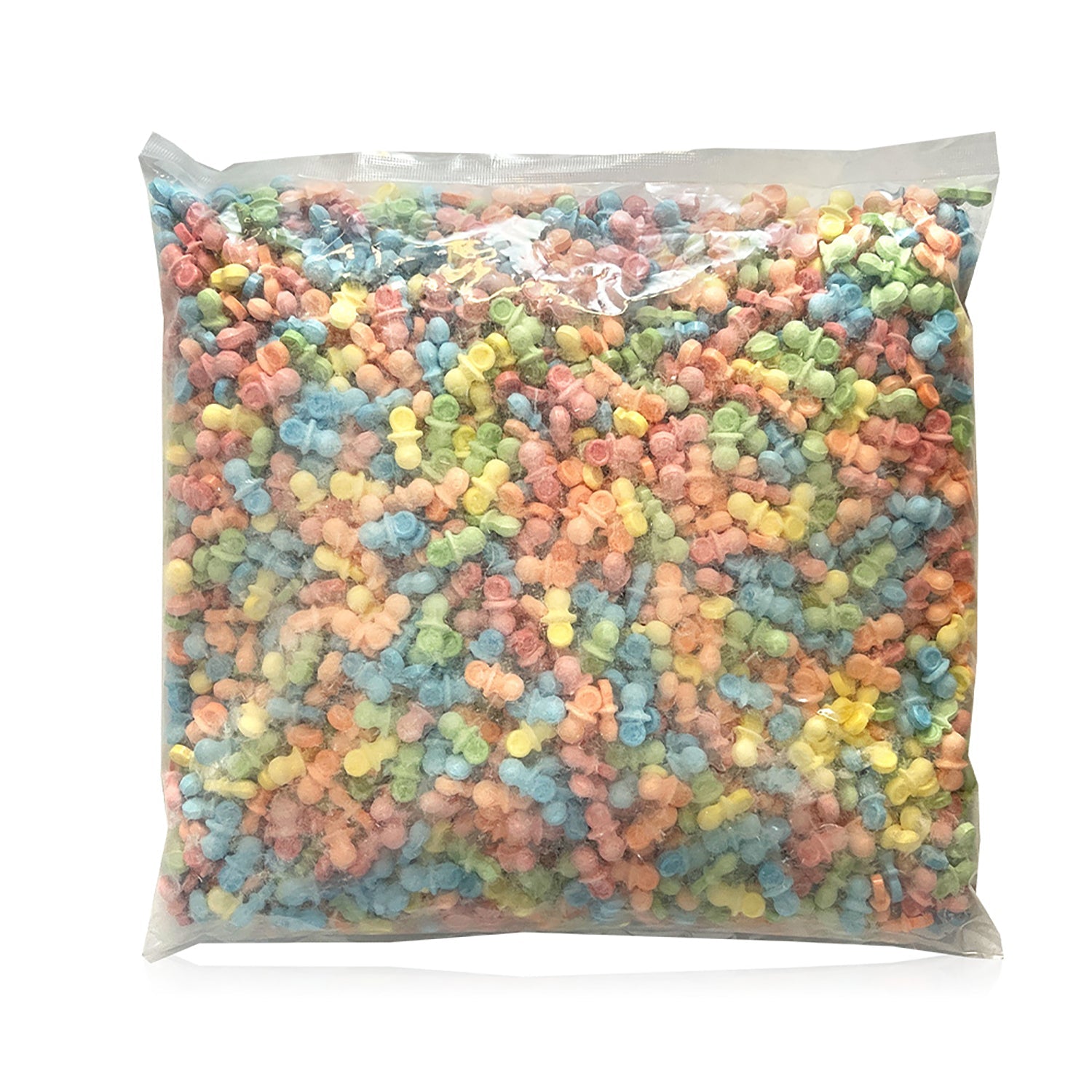 Oh Baby Pacifier Coated Candy - 3lb Bulk Bag | Sweet Treats for Baby Showers, Birthday Parties & Candy Buffets